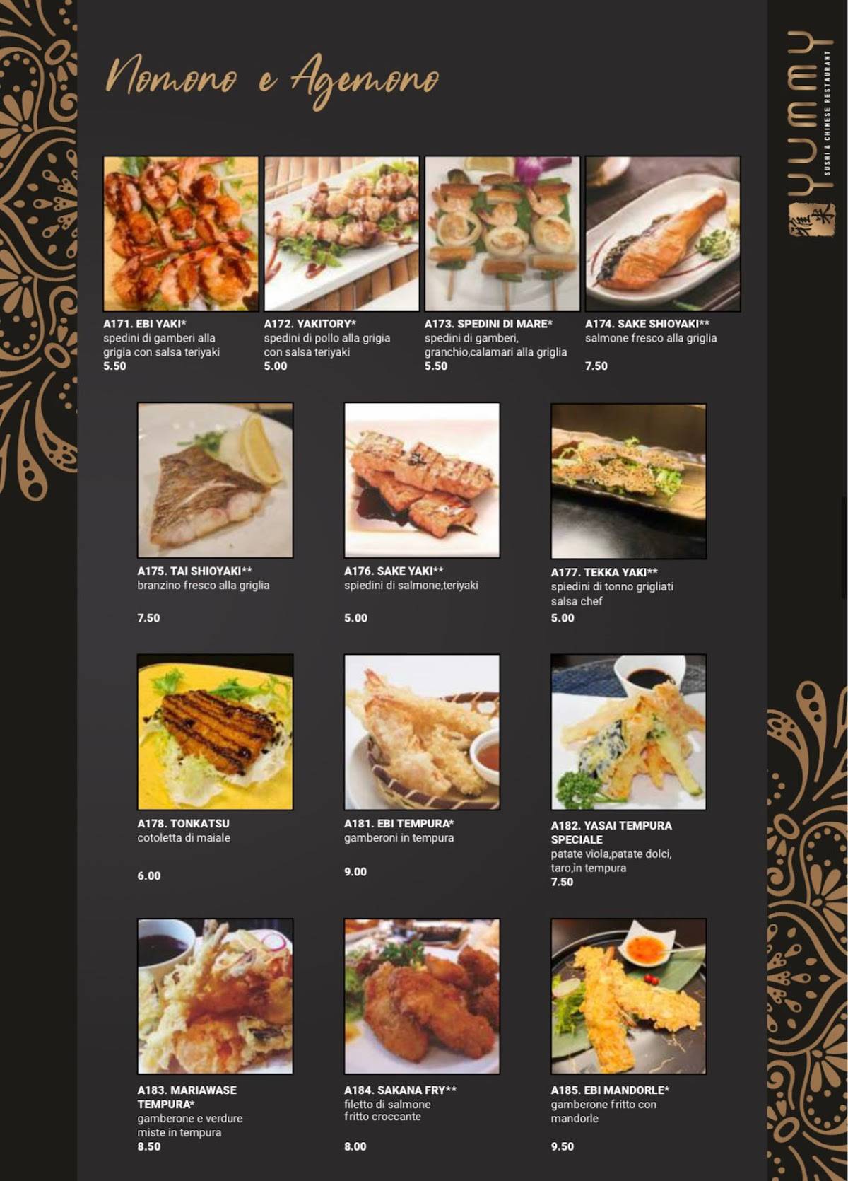 Menu di Yummy Ristorante 