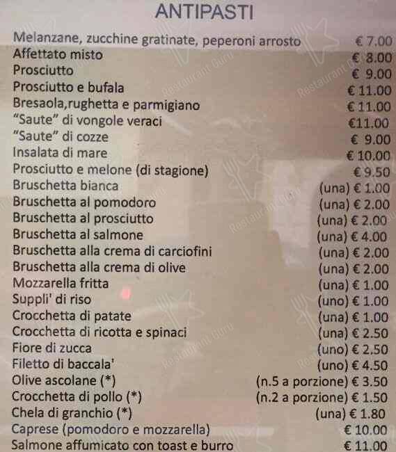 Menu di L'antica Roma 