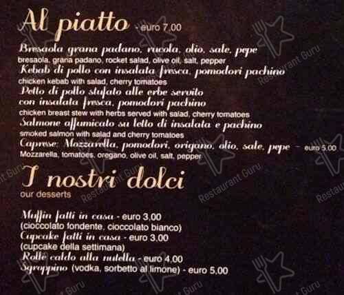 Menu di Bar Black Market 