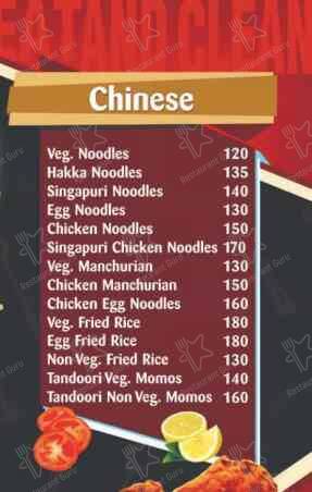 Hunger Point menu
