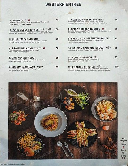Menu at Native Coffee Tribe cafe, Jakarta, Jln. Walang Permai no. 7