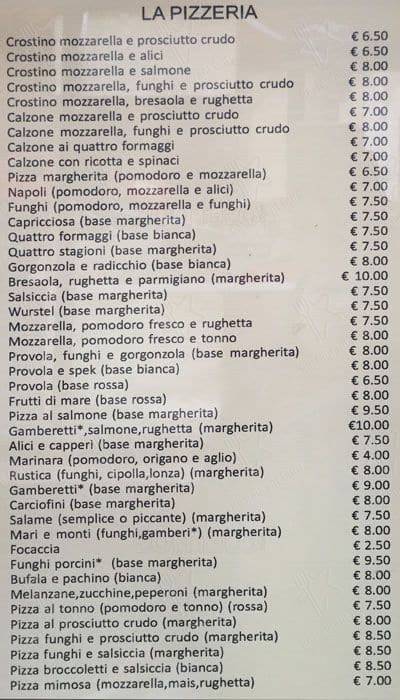 Menu di L'antica Roma 