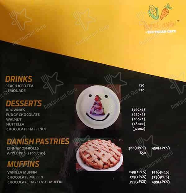 Rare Earth Cafe - Where Compassion Meets Flavor 100% Vegan & Jain menu