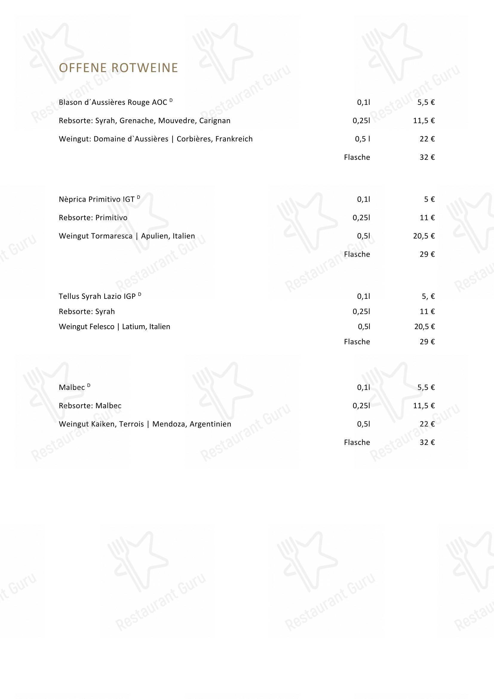 Menu pour Bliss - Restaurant und Bar in Essen - Коктейльная карта