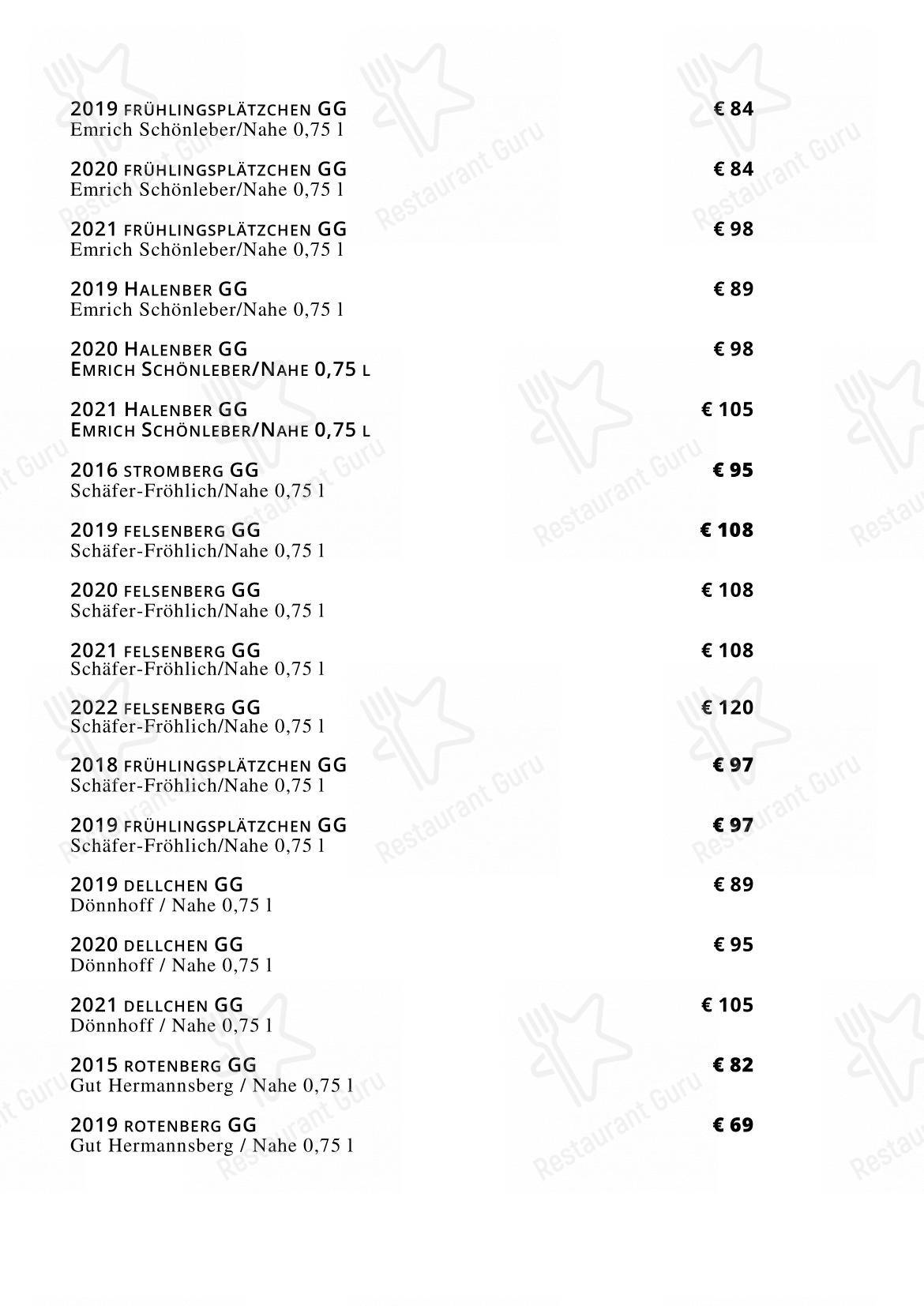 Coast • Restaurant & Weinbar dans Sylt - Menu