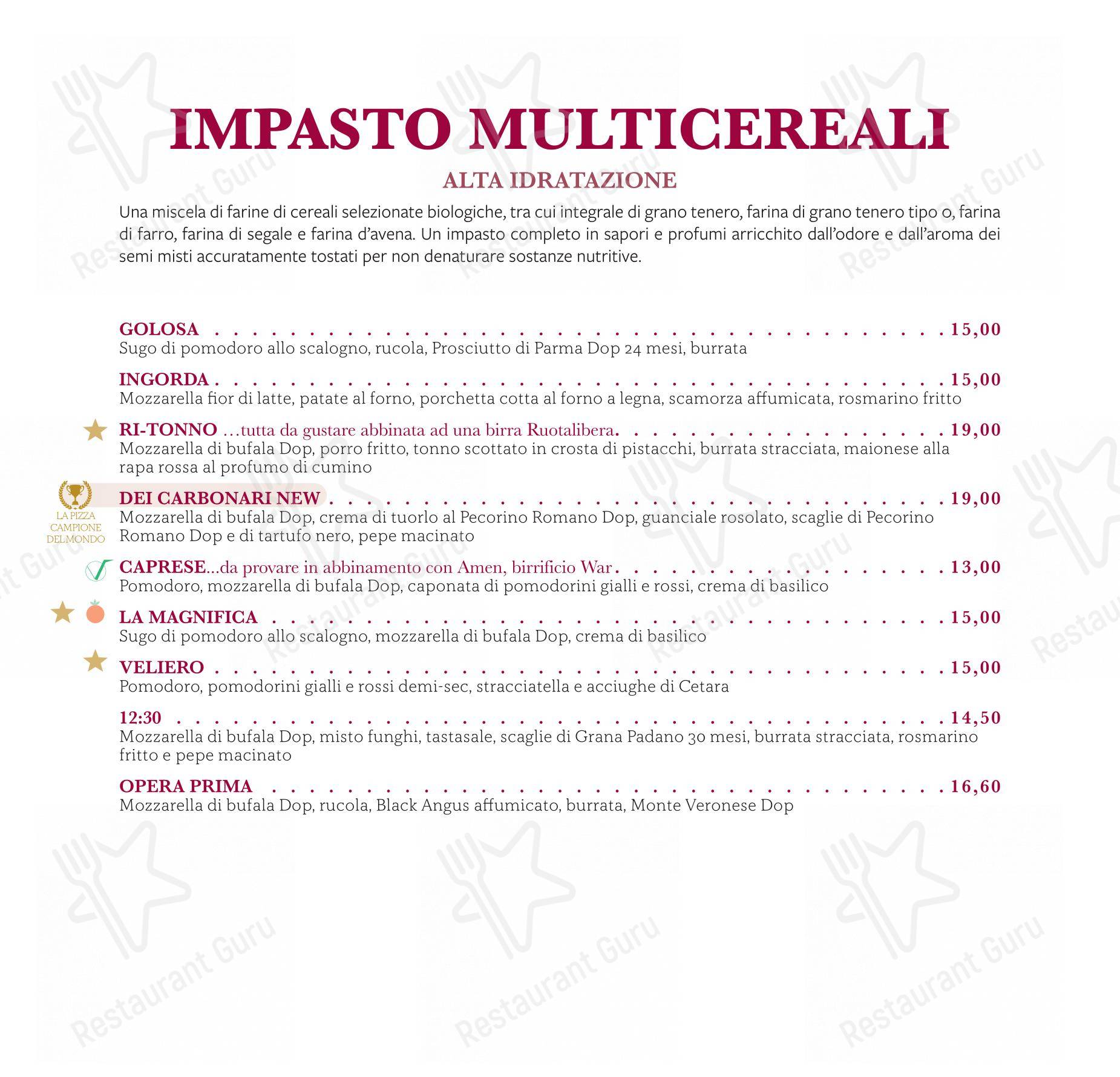 Menu di Forkette - Menu