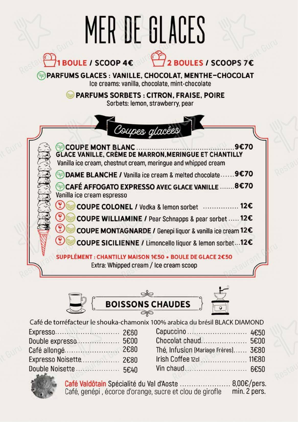 Menu pour Le Monchu - Детское