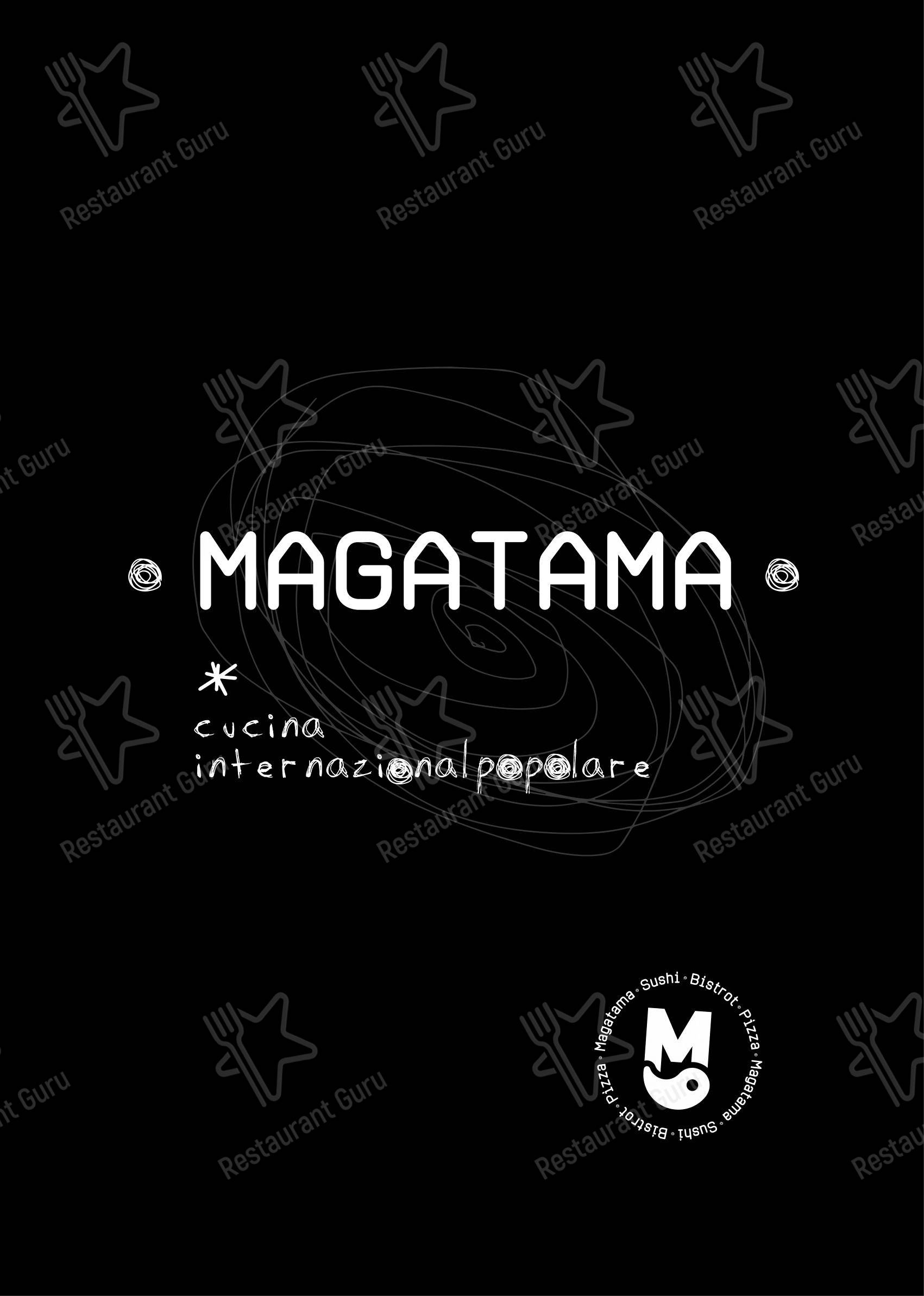 Menu di Magatama - Menu bar