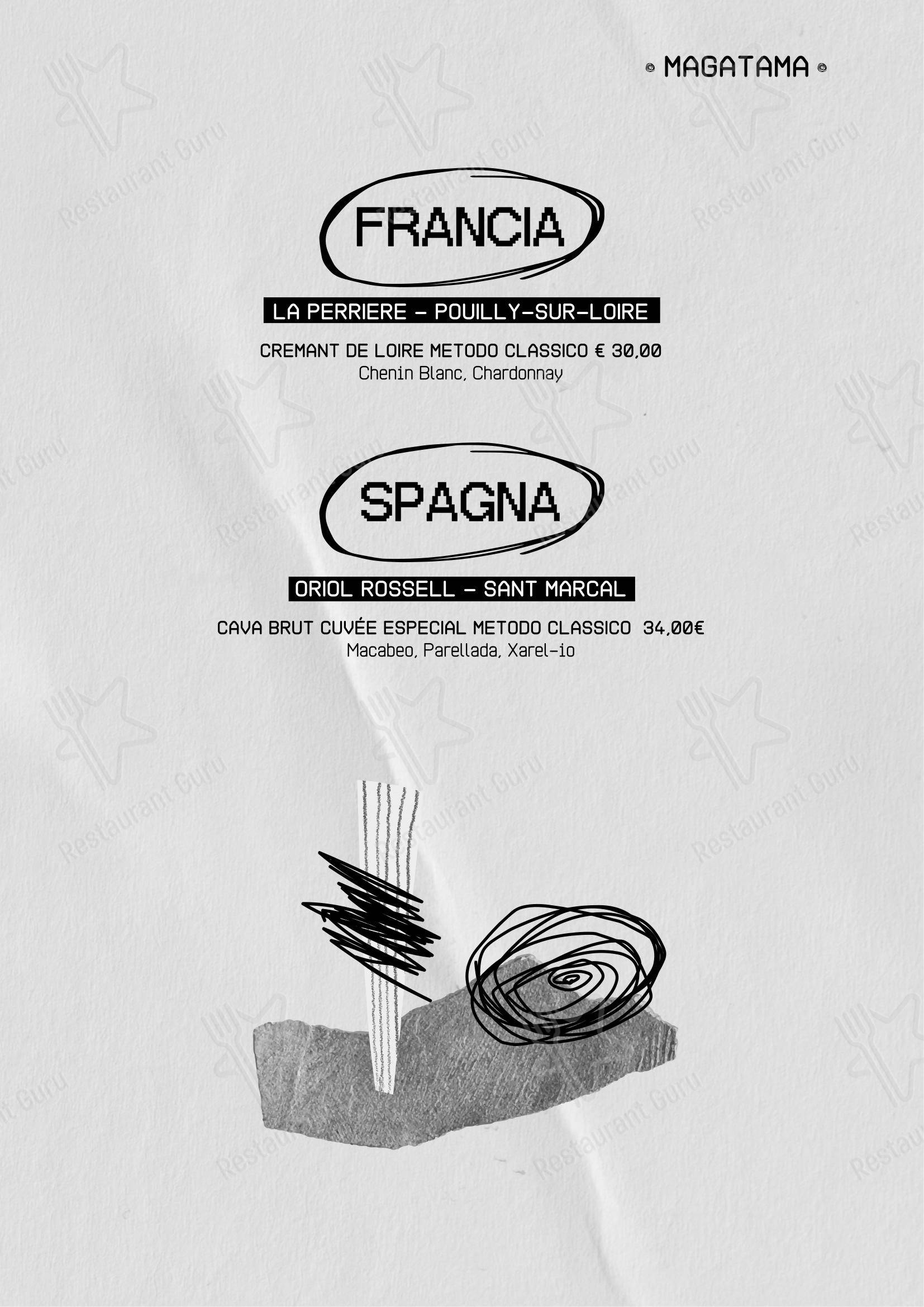 菜单 per Magatama in Acireale