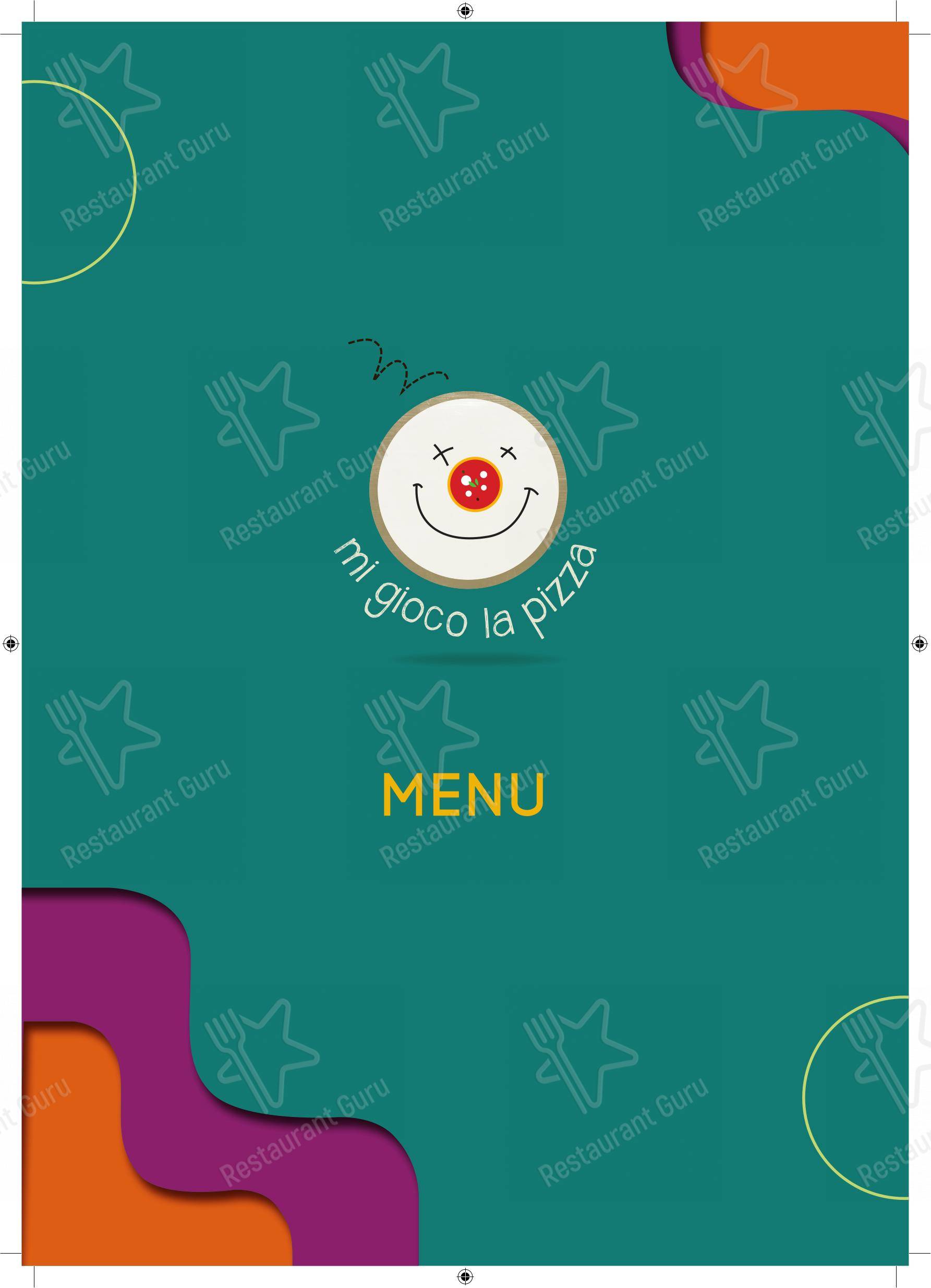 Mi gioco la pizza in Chiuduno - Menu bar