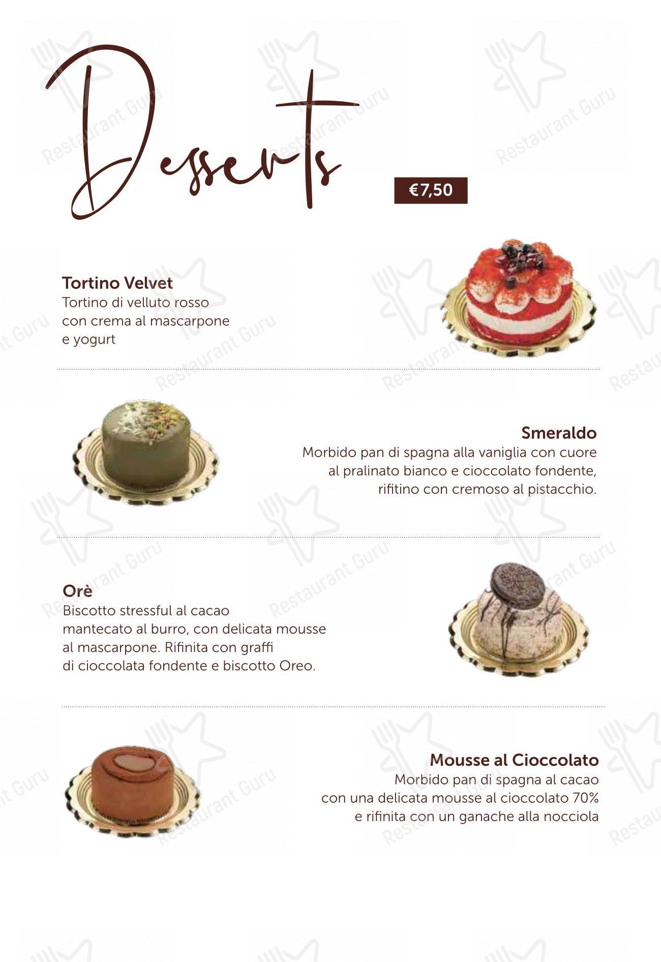 Menu per Bar Miranapoli in Napoli