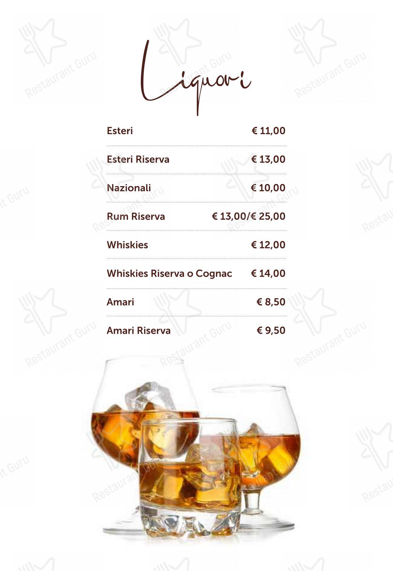 Menu di Bar Miranapoli - Menu