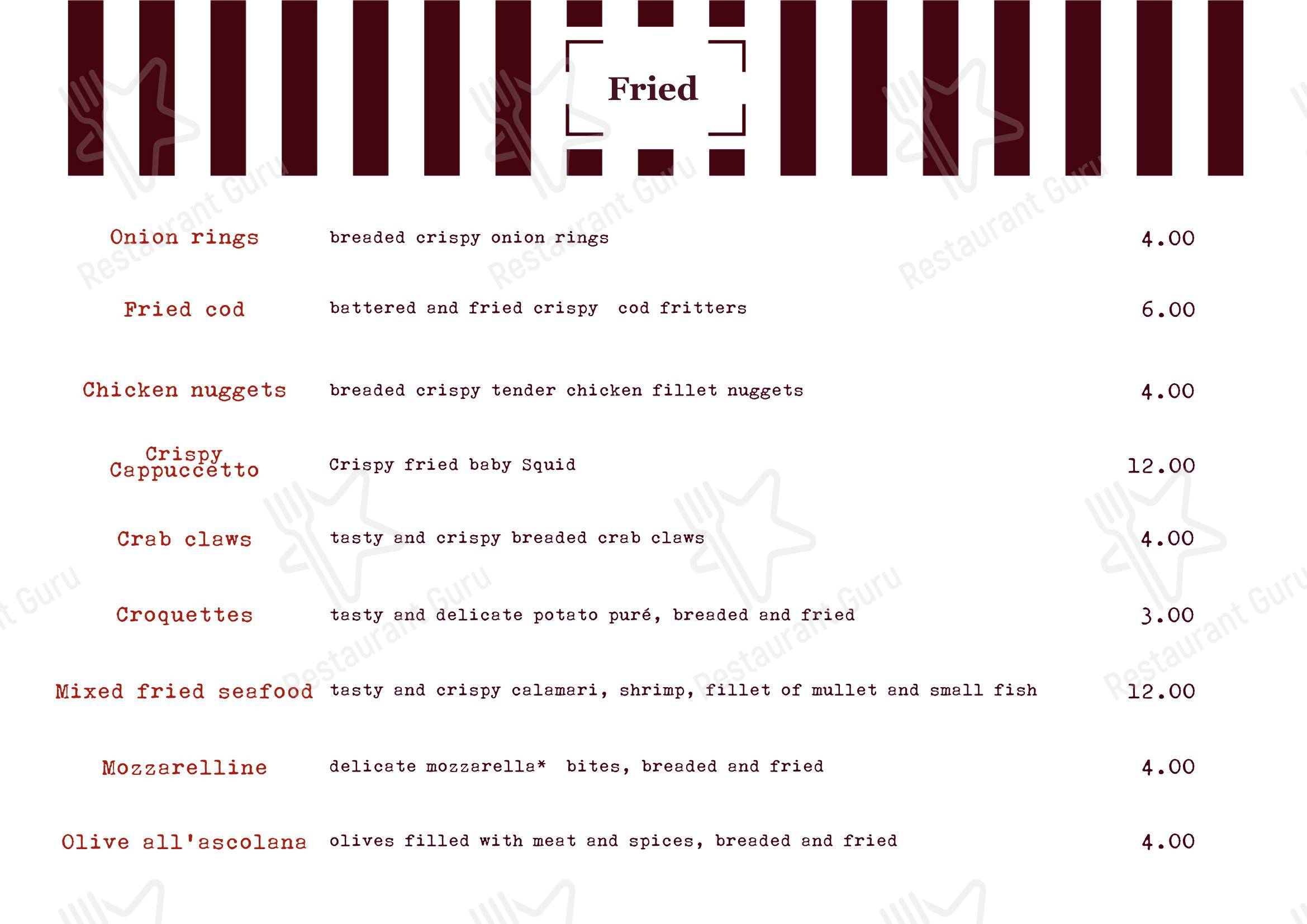 Mondo Pizza in Marsala - Menu