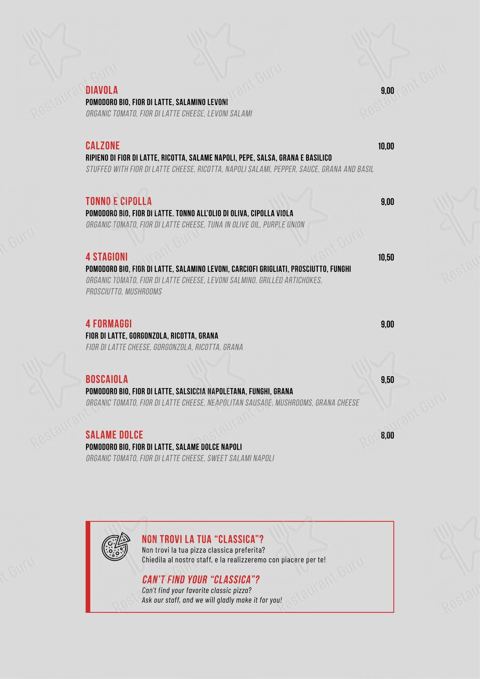 Menu per Porca Vacca in Dro