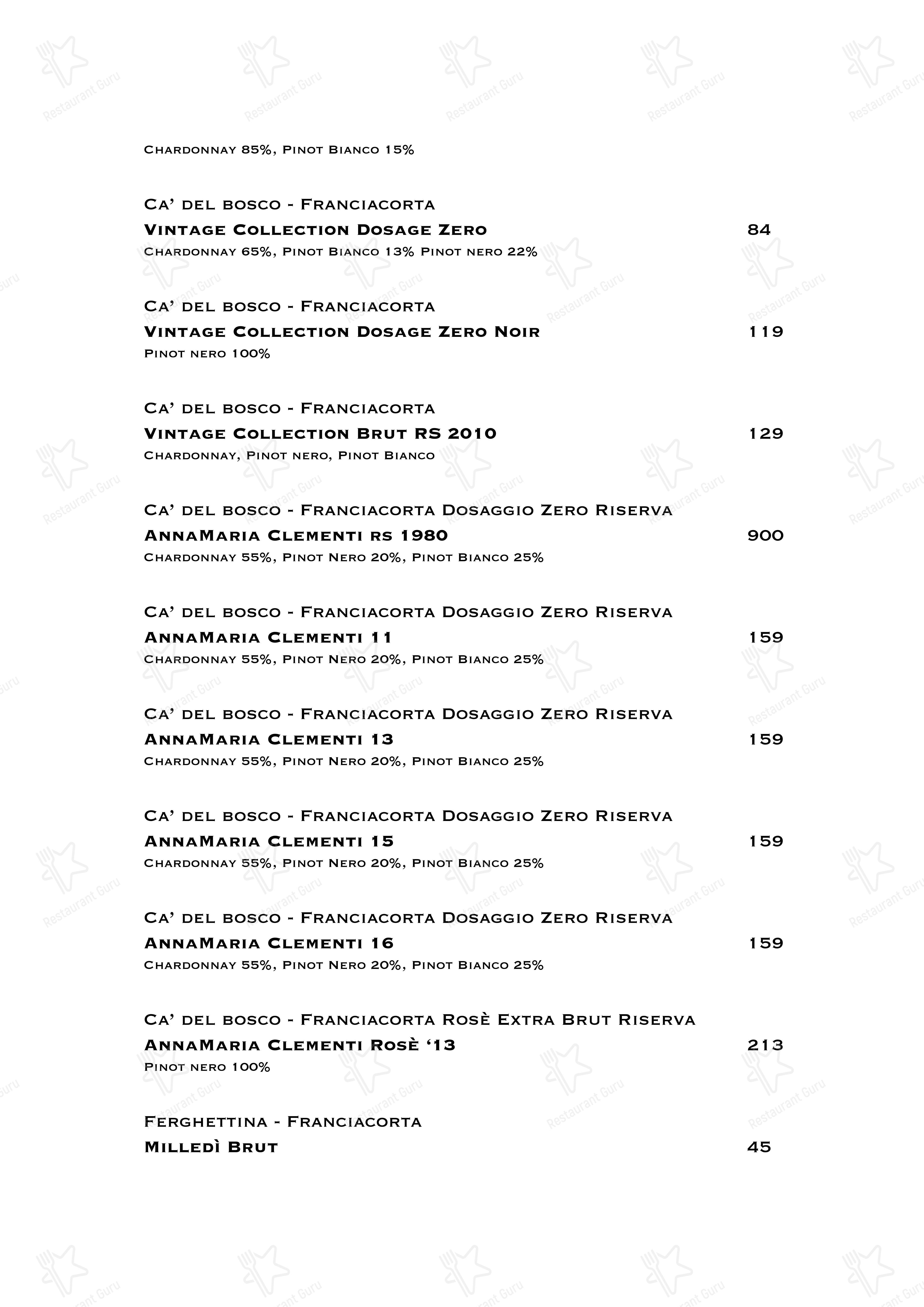 Ristorante Boccon DiVino in Gallarate - Menu