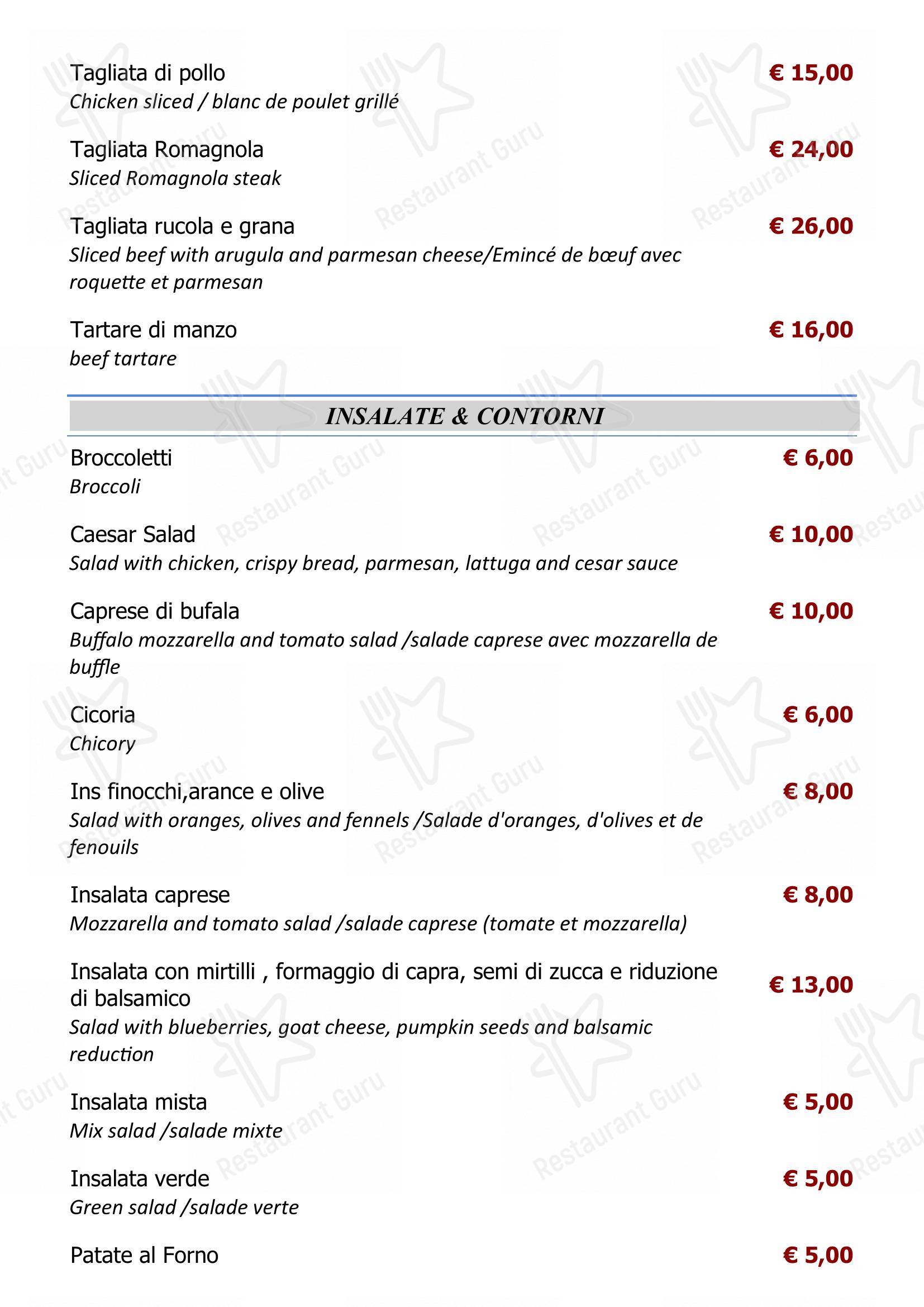 Ristorante Capperi! in Roma - Menu