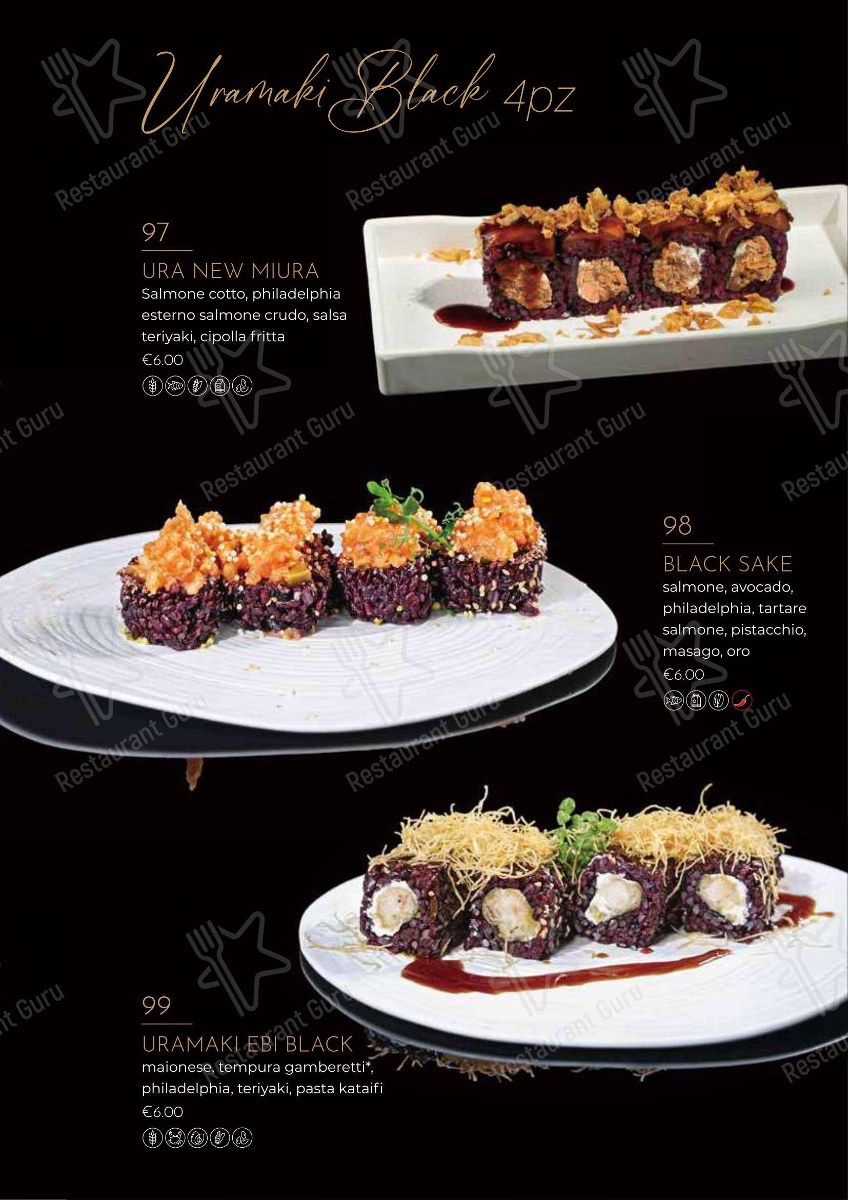 Menu di Ristorante Giapponese Hanami Parma - 菜单