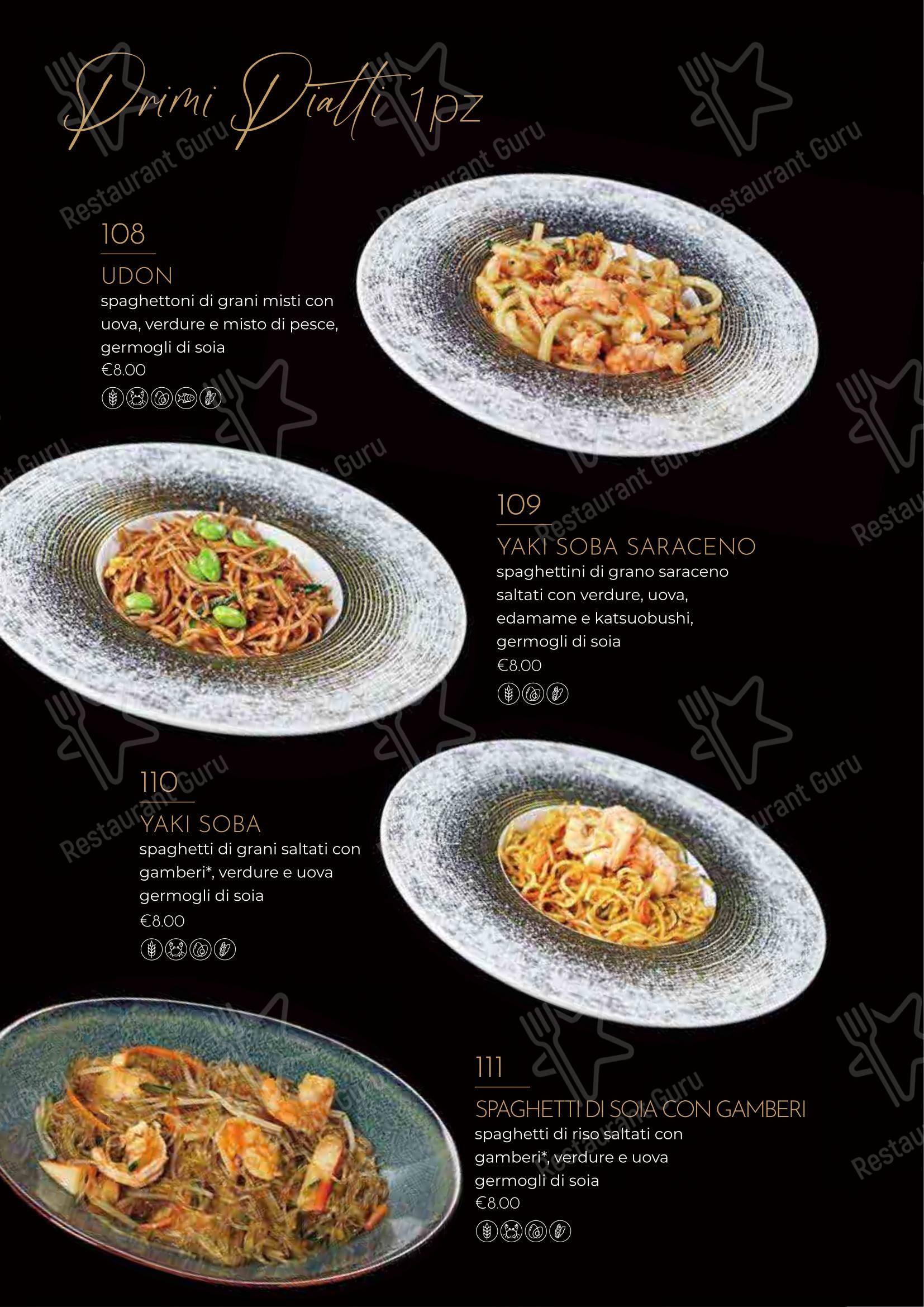 Menu per Ristorante Giapponese Hanami Parma ristorante