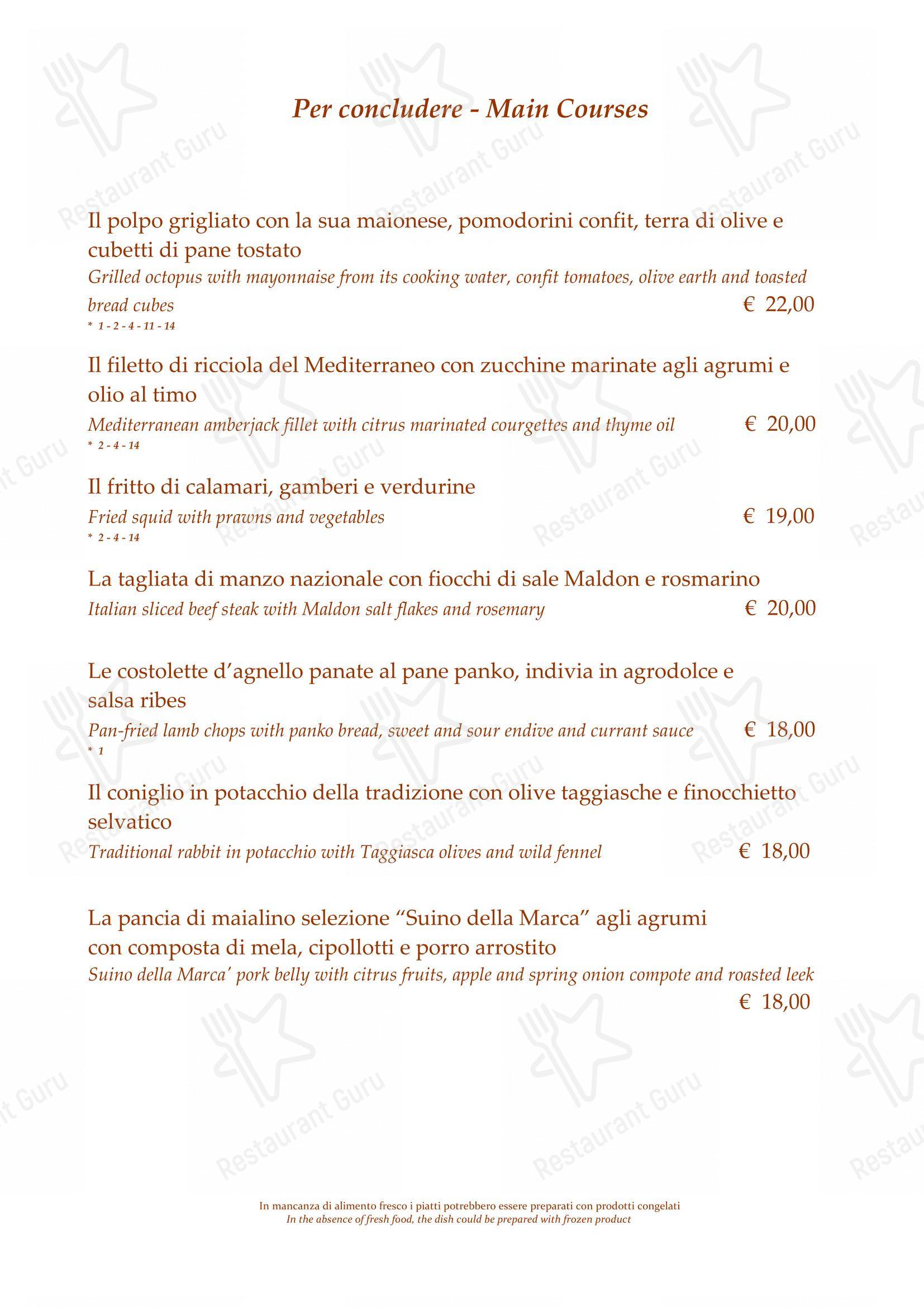 Menu per Ristorante La Rotonda Jesi ristorante
