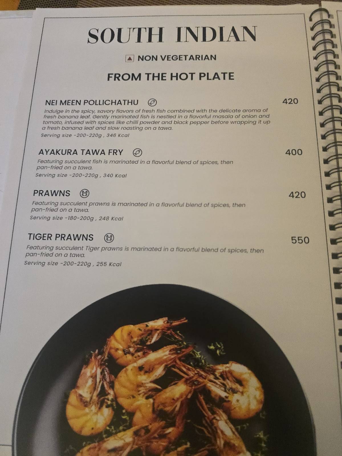 Sanchari by Chef Pillai Palakkad menu