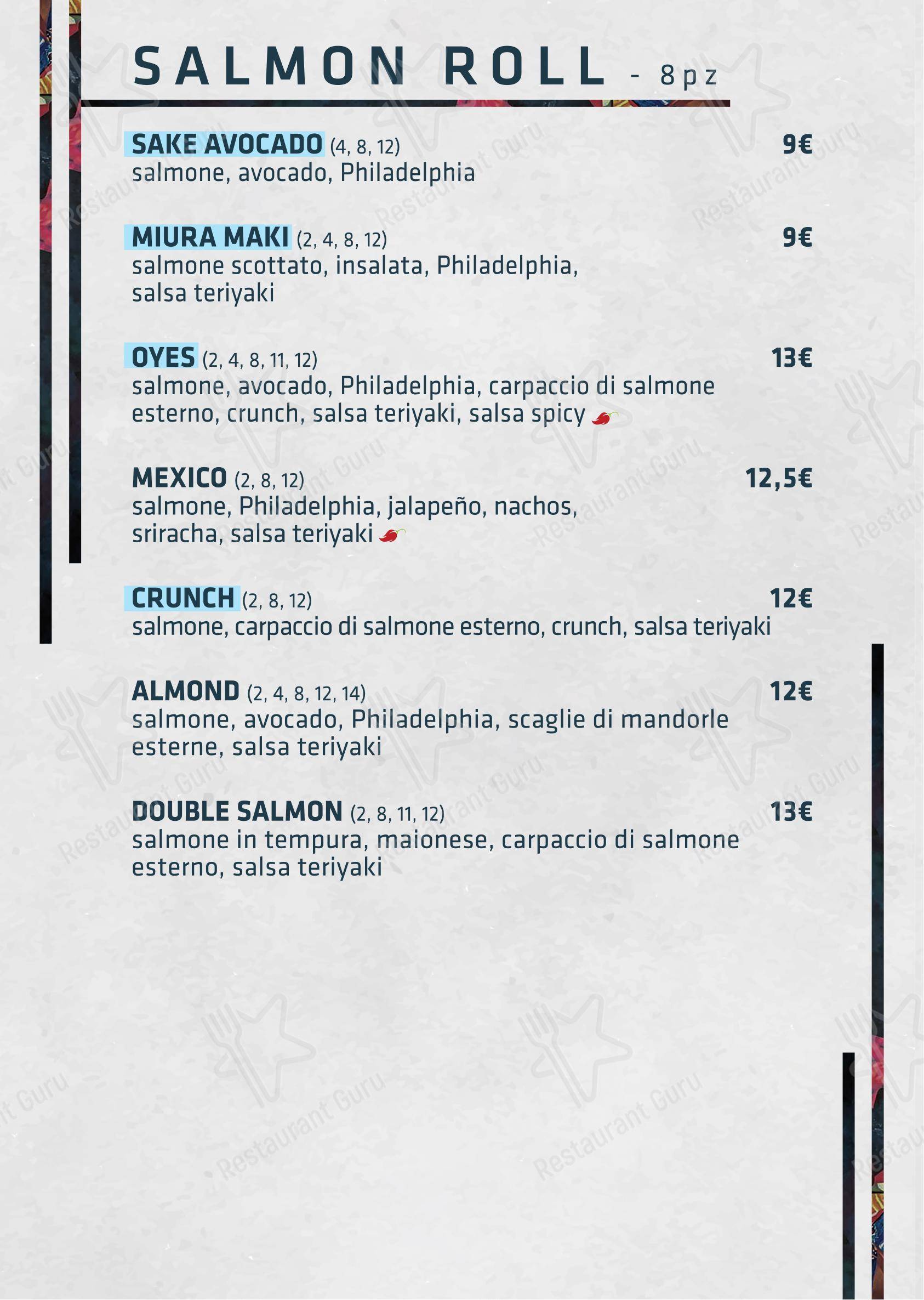 菜单 per Shabu Monza ristorante