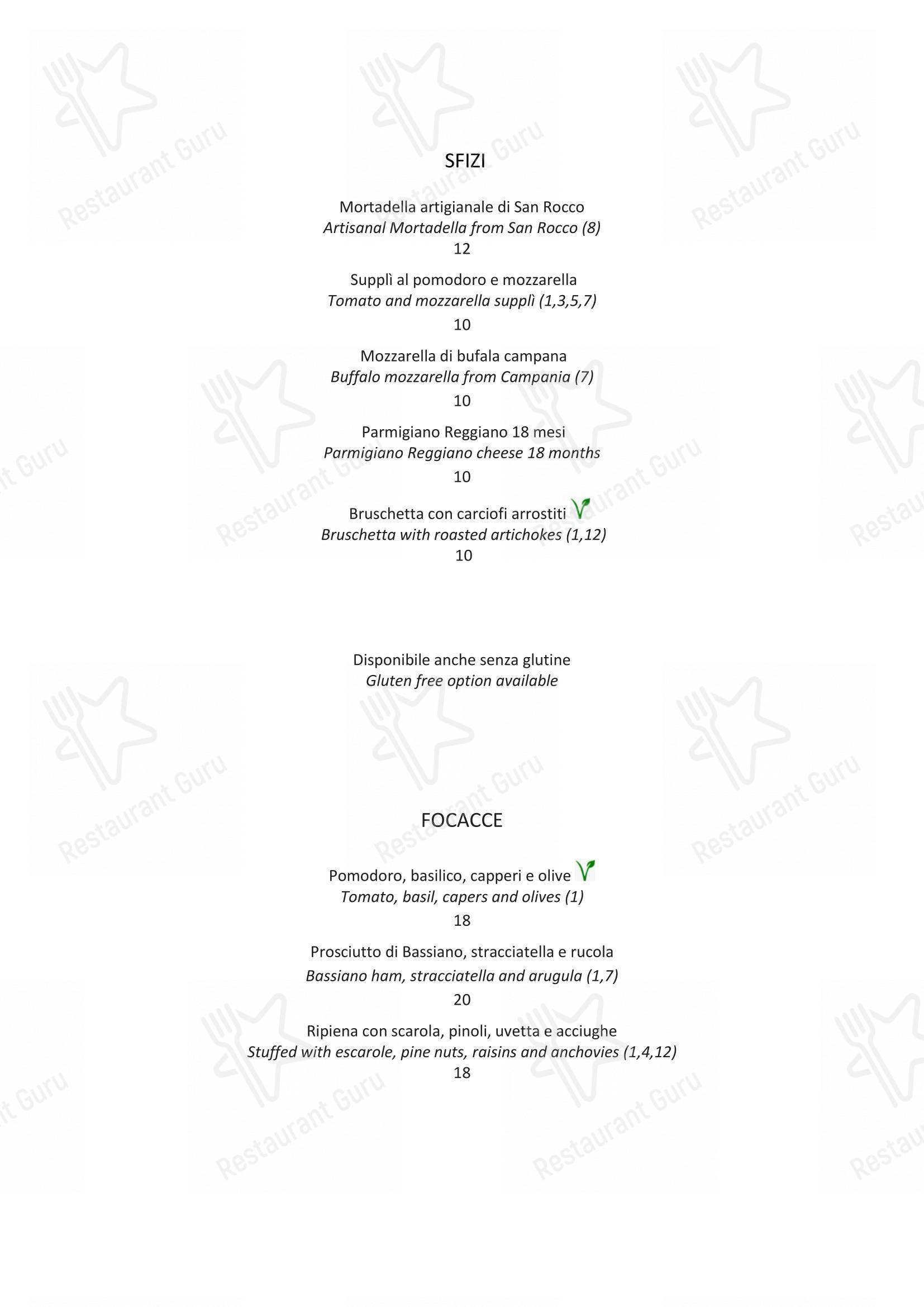 Menu di Il Caffè - pasti e bevande