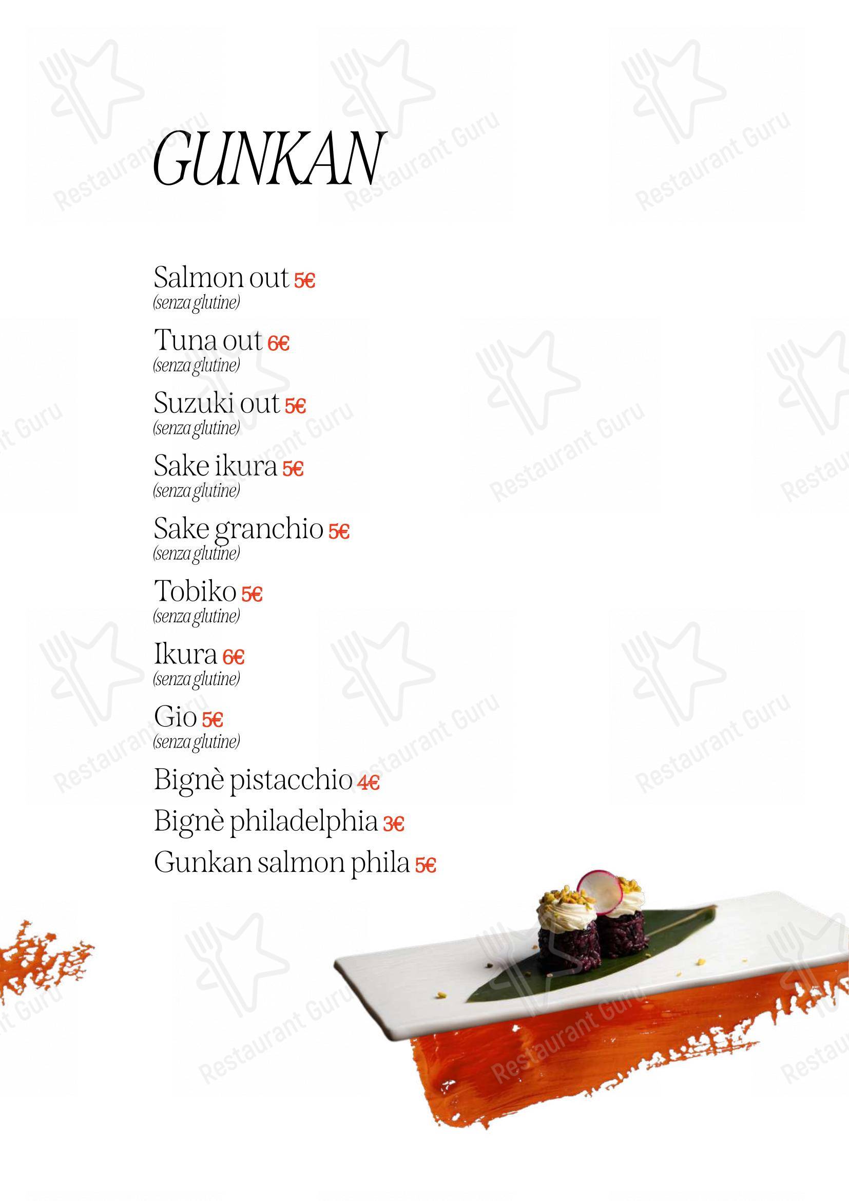 Menu per Sushi Tao Restaurant in Modena