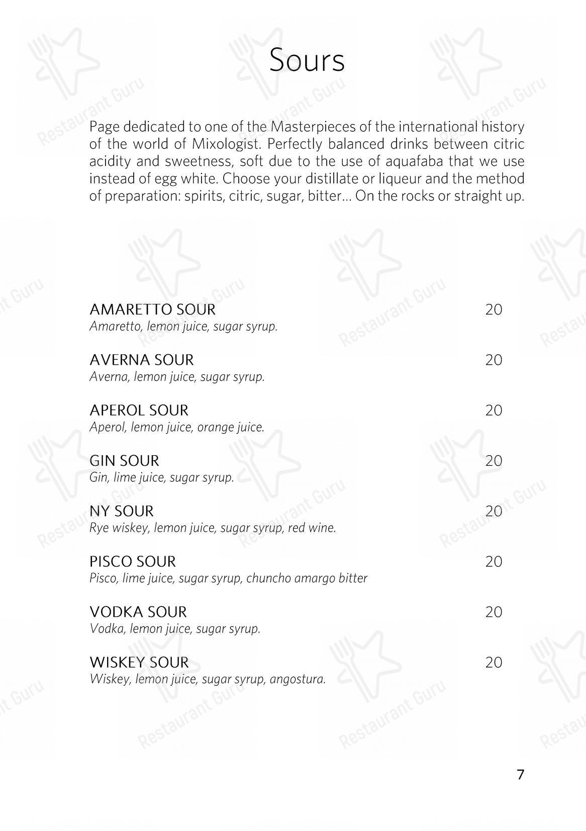 Menu di The Japanese at Gütsch on 2400 m - Menu