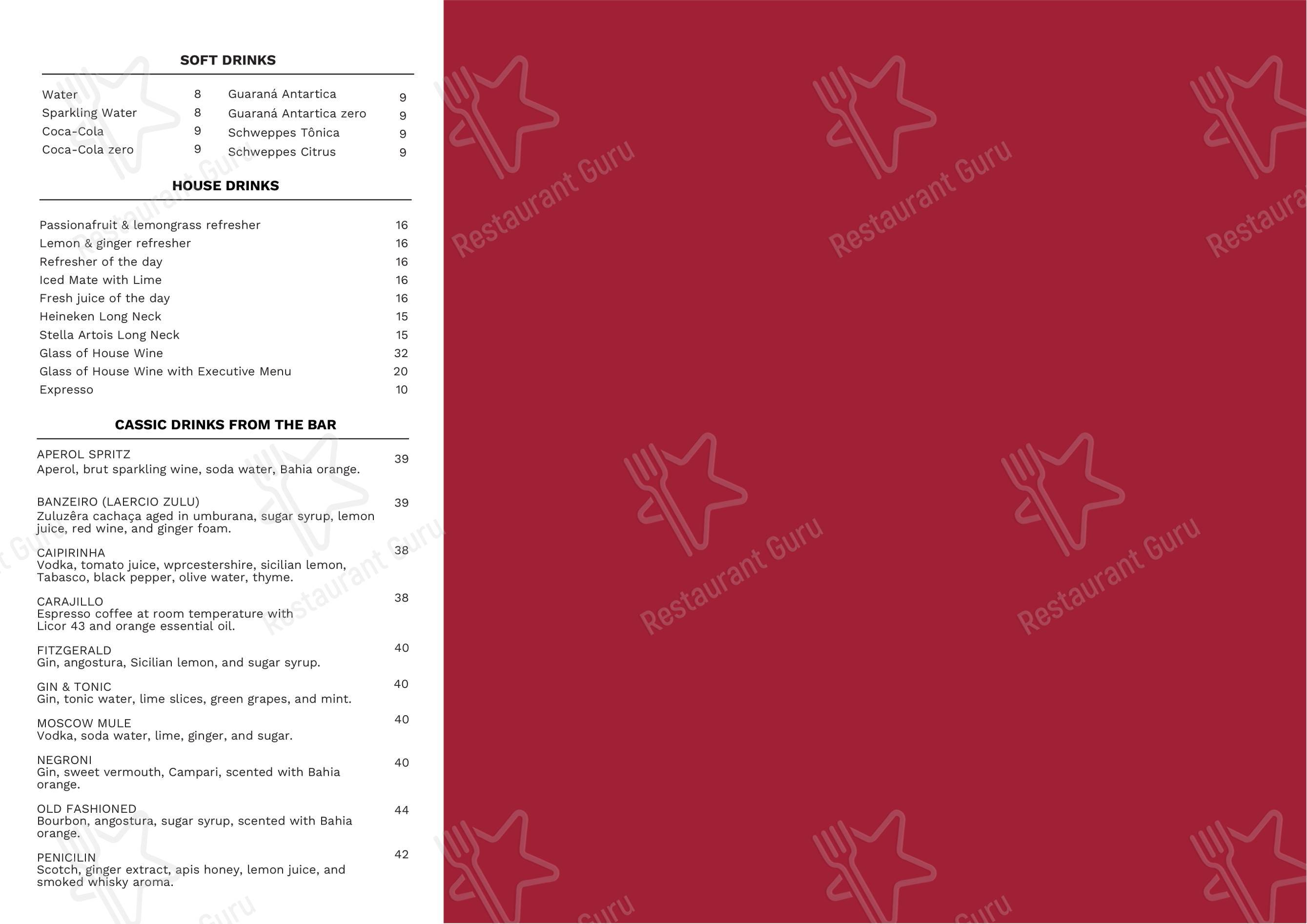 The Kith em São Paulo - Menu bar