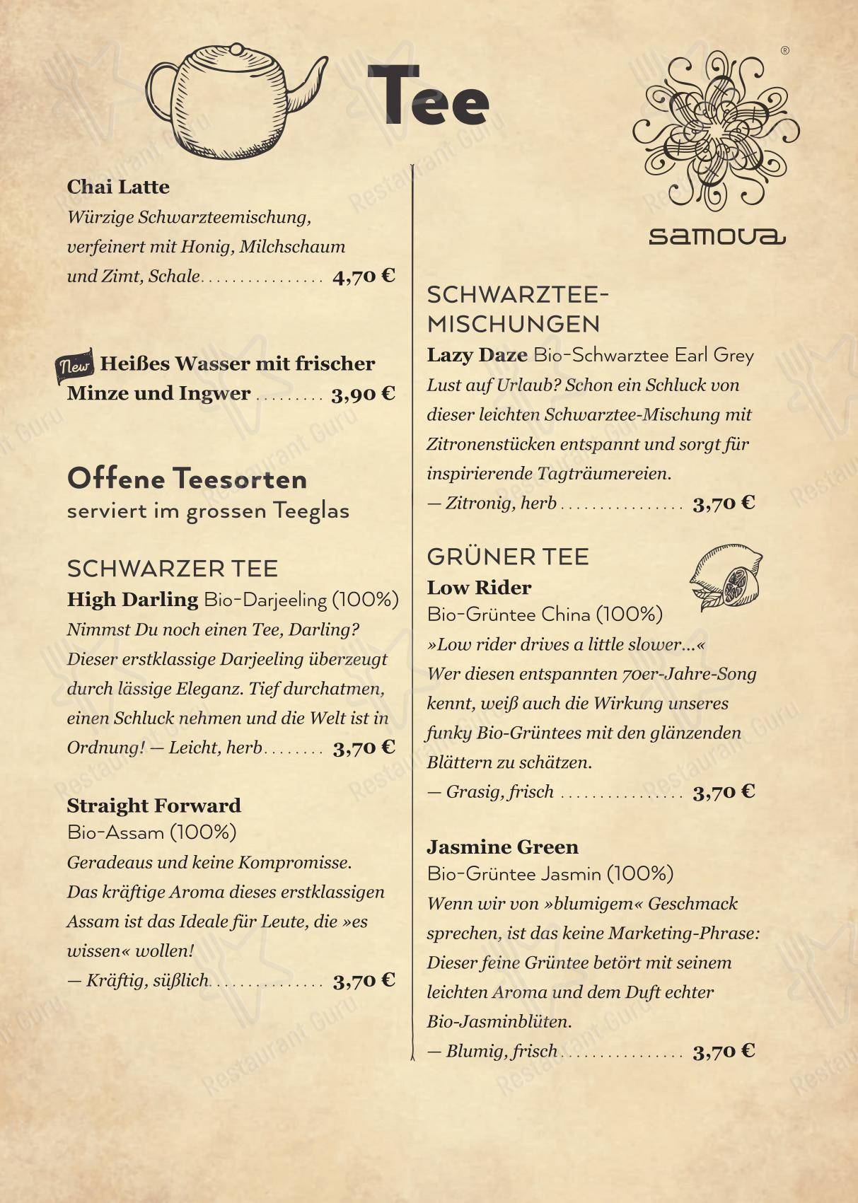 Menu pour time out - Menu