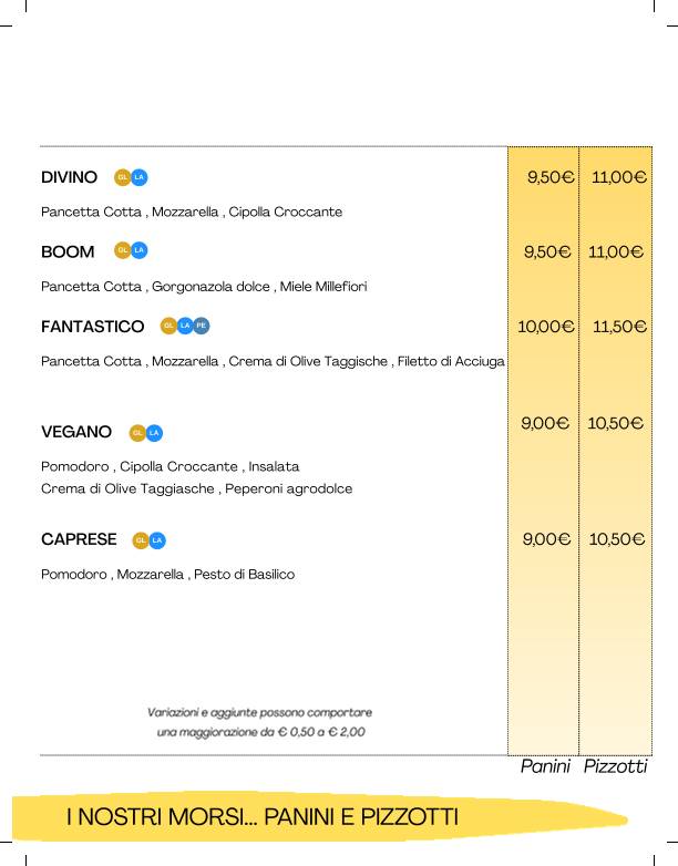 Menu di 2 Morsi Food & Drink 