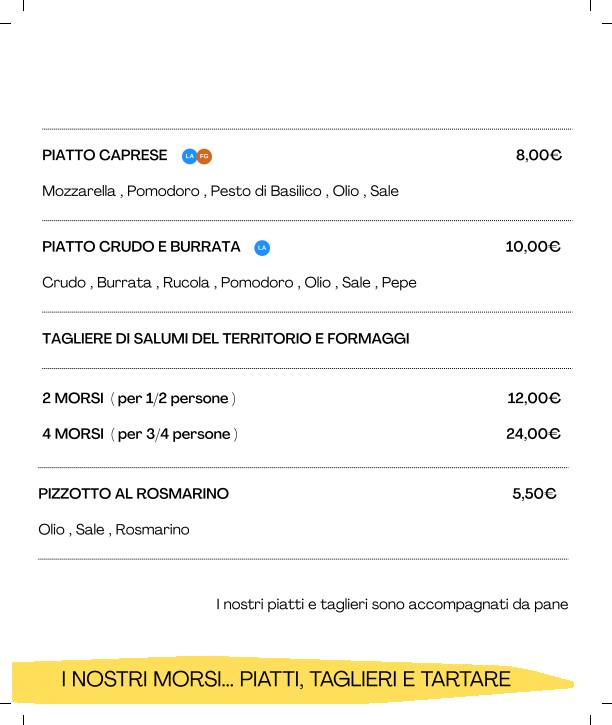 Menu di 2 Morsi Food & Drink 