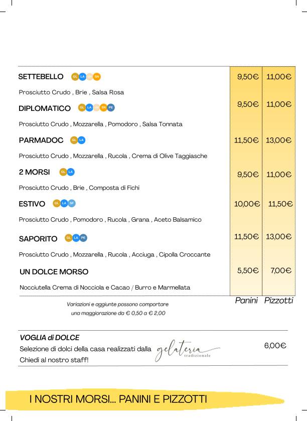 Menu di 2 Morsi Food & Drink 
