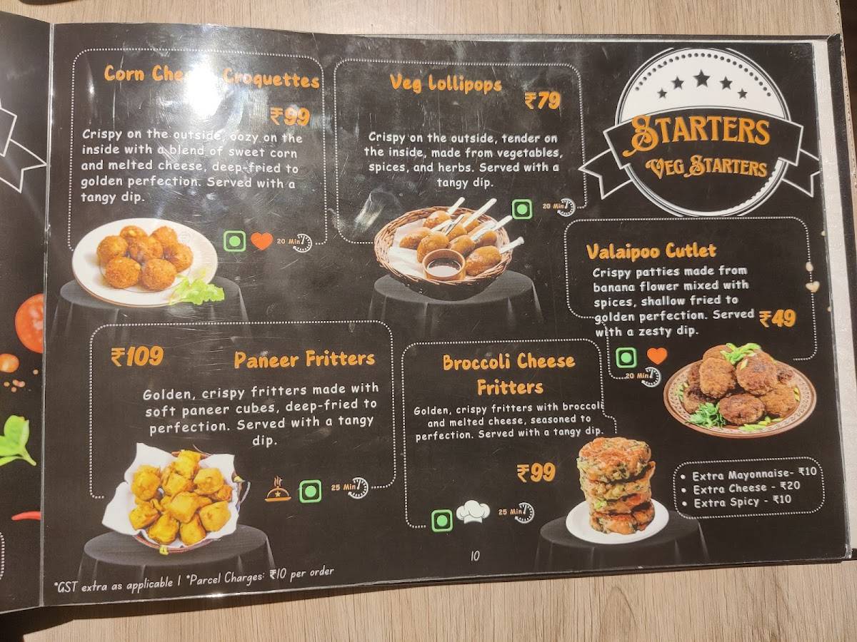 9 To 99 What The Food menu