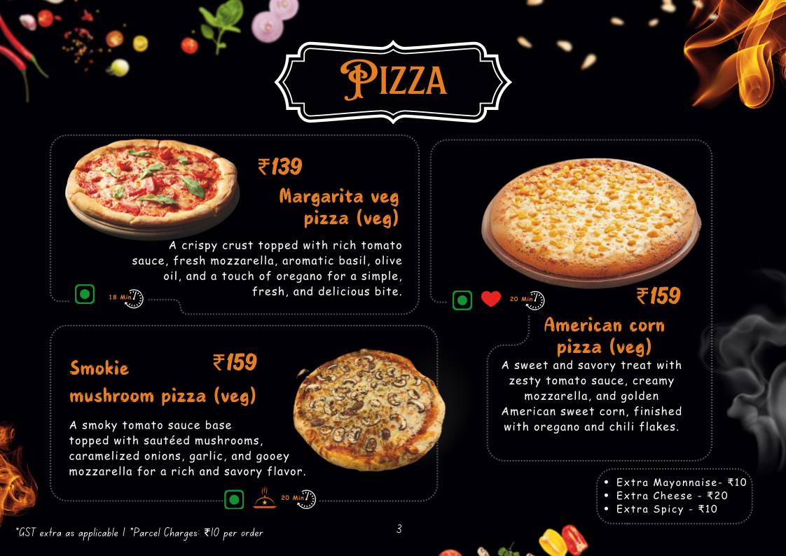 9 To 99 What The Food menu