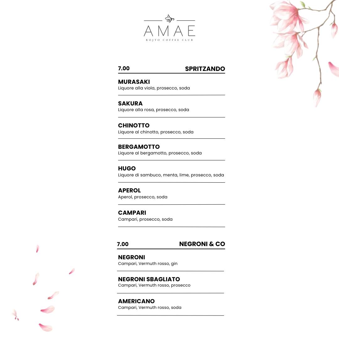Menu di AMAE 
