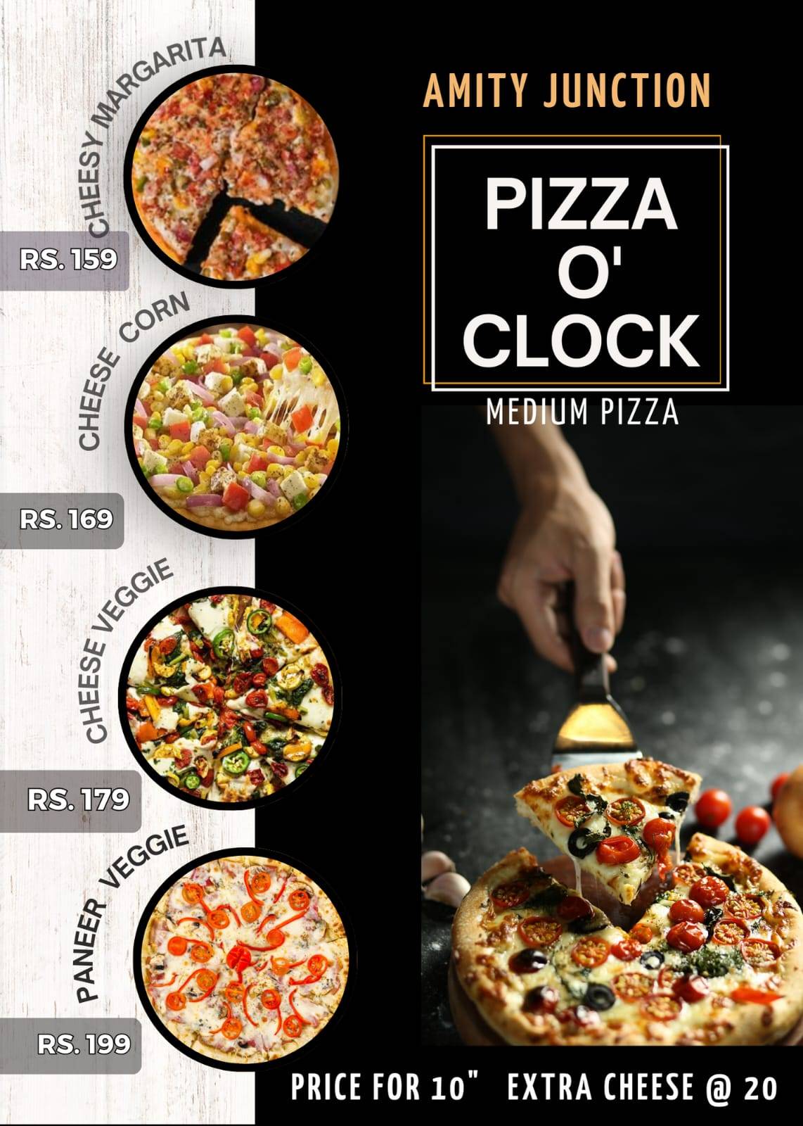 AMITY JUNCTION menu