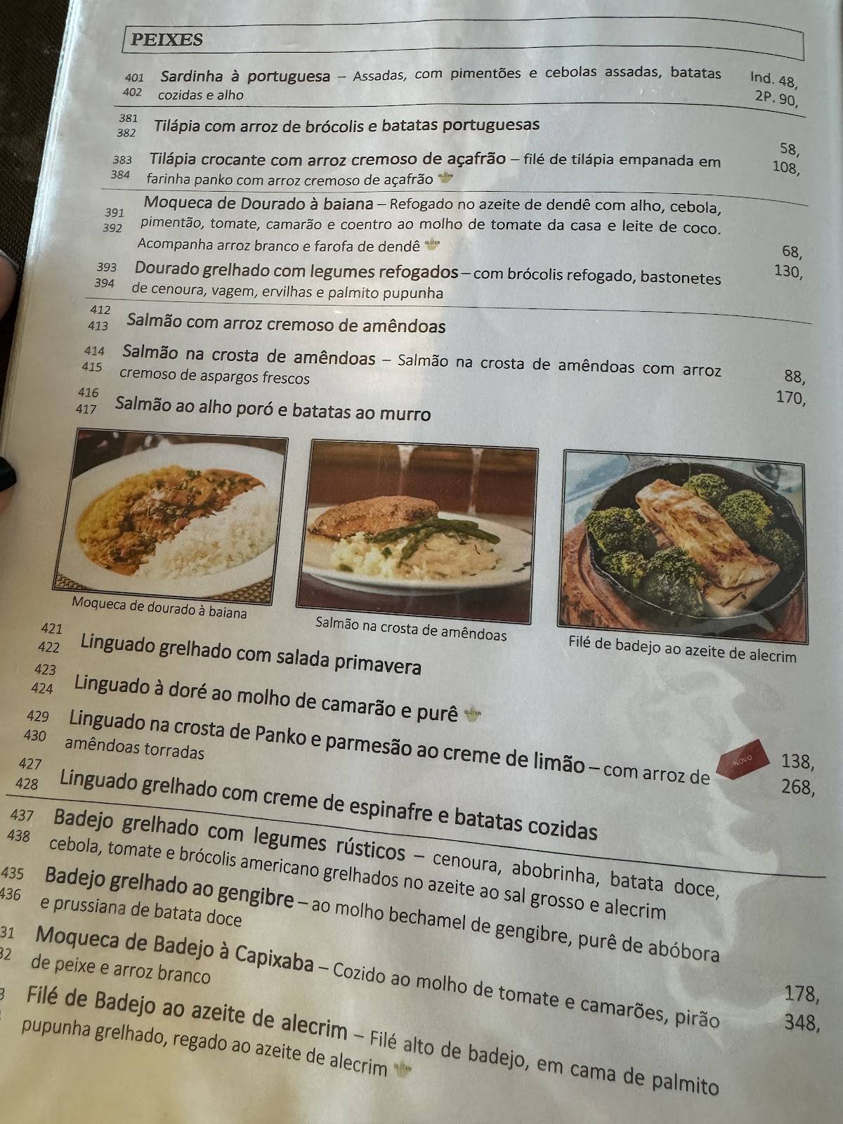 Adegão Português cardápio