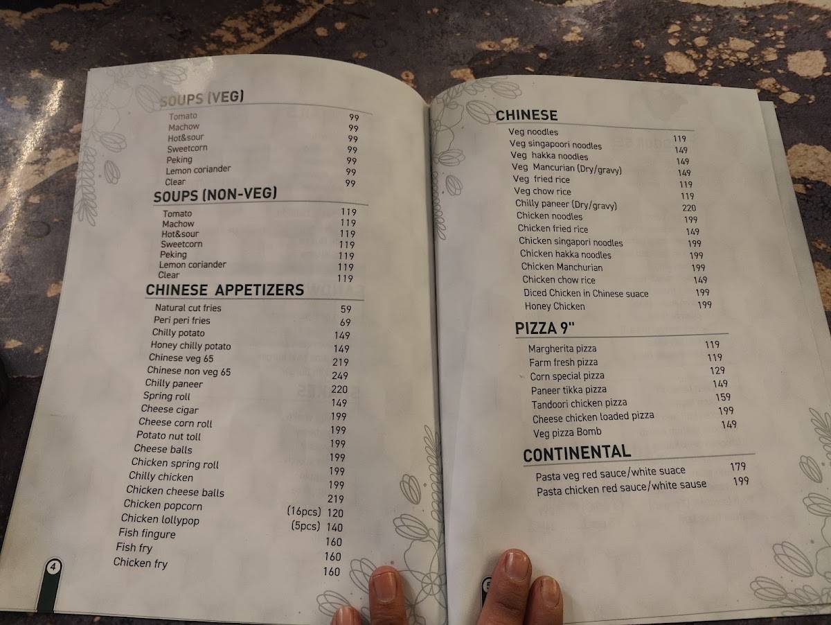 Al Huboor menu
