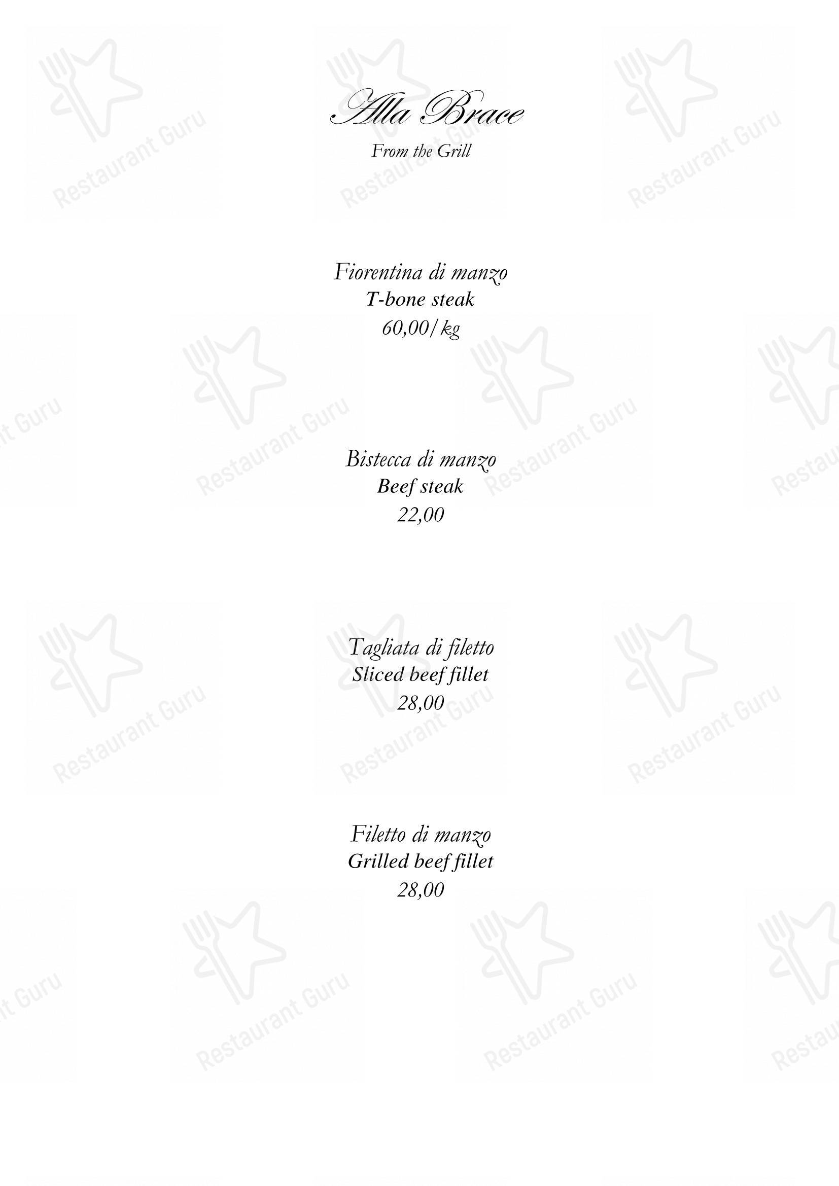 All'Arancio d'Oro da Cialfi dans Rome - Menu