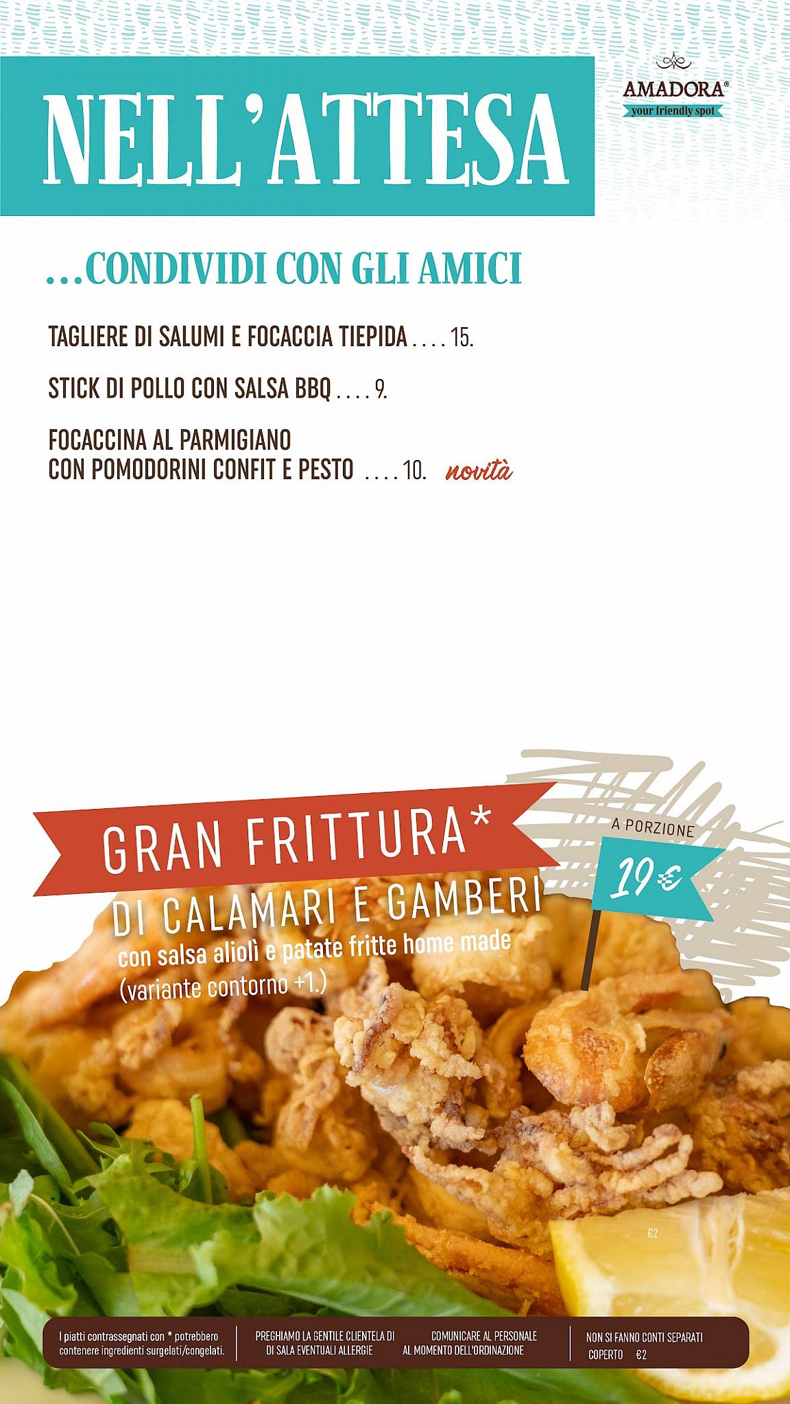 Menu di Amadora Ventimiglia