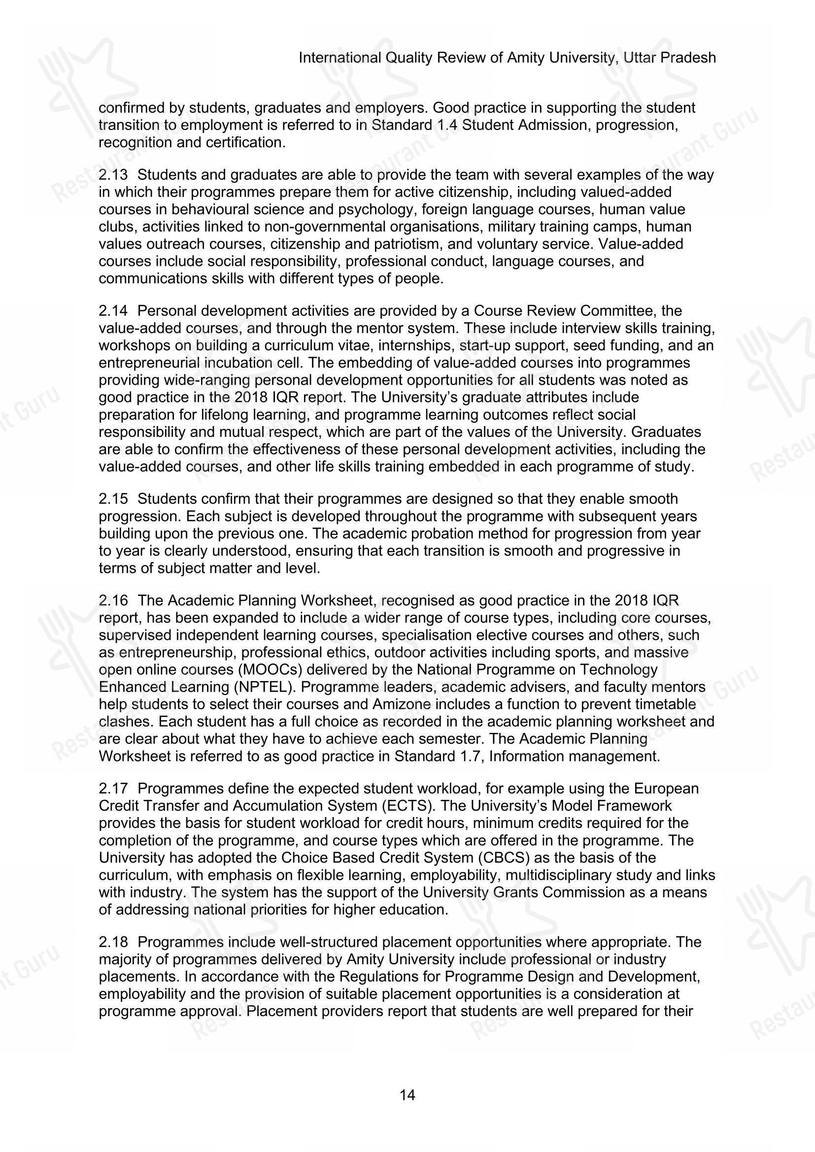 菜单 for Amity University Canteen in Kadampukur