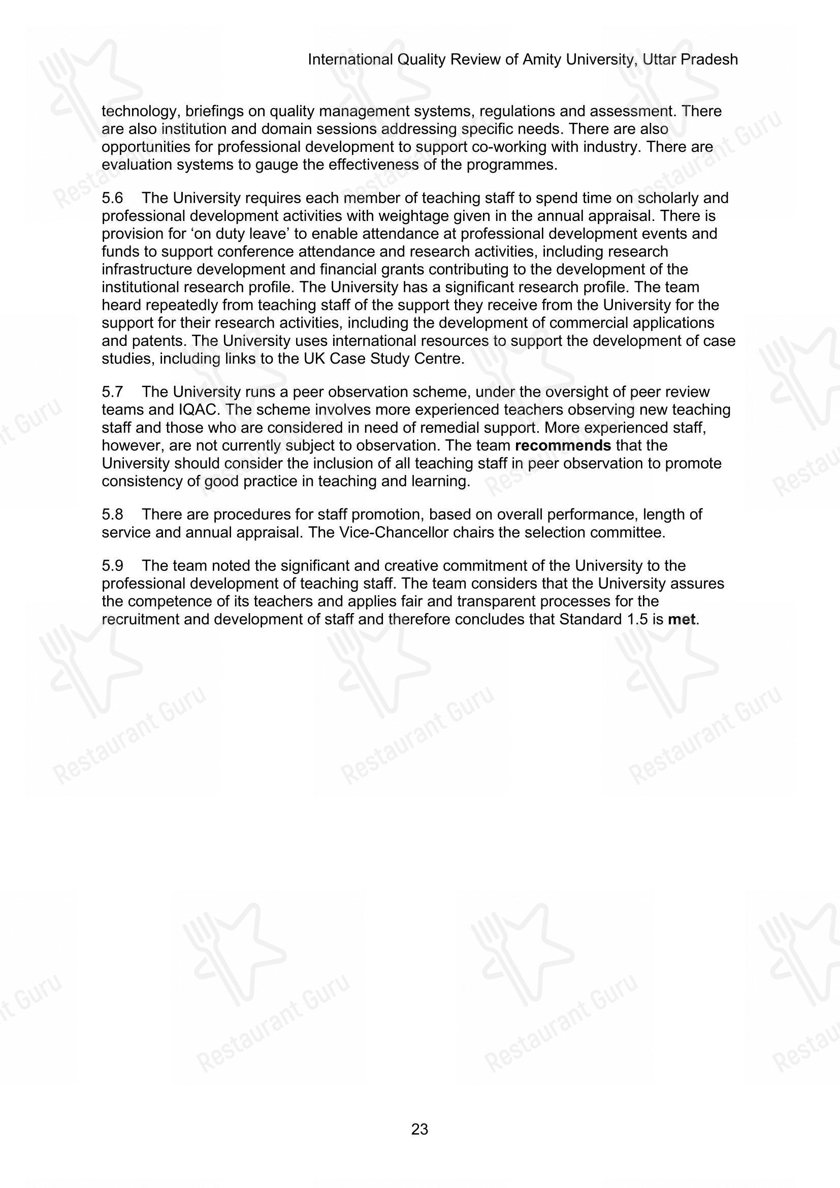 Amity University Canteen in Kadampukur - 菜单