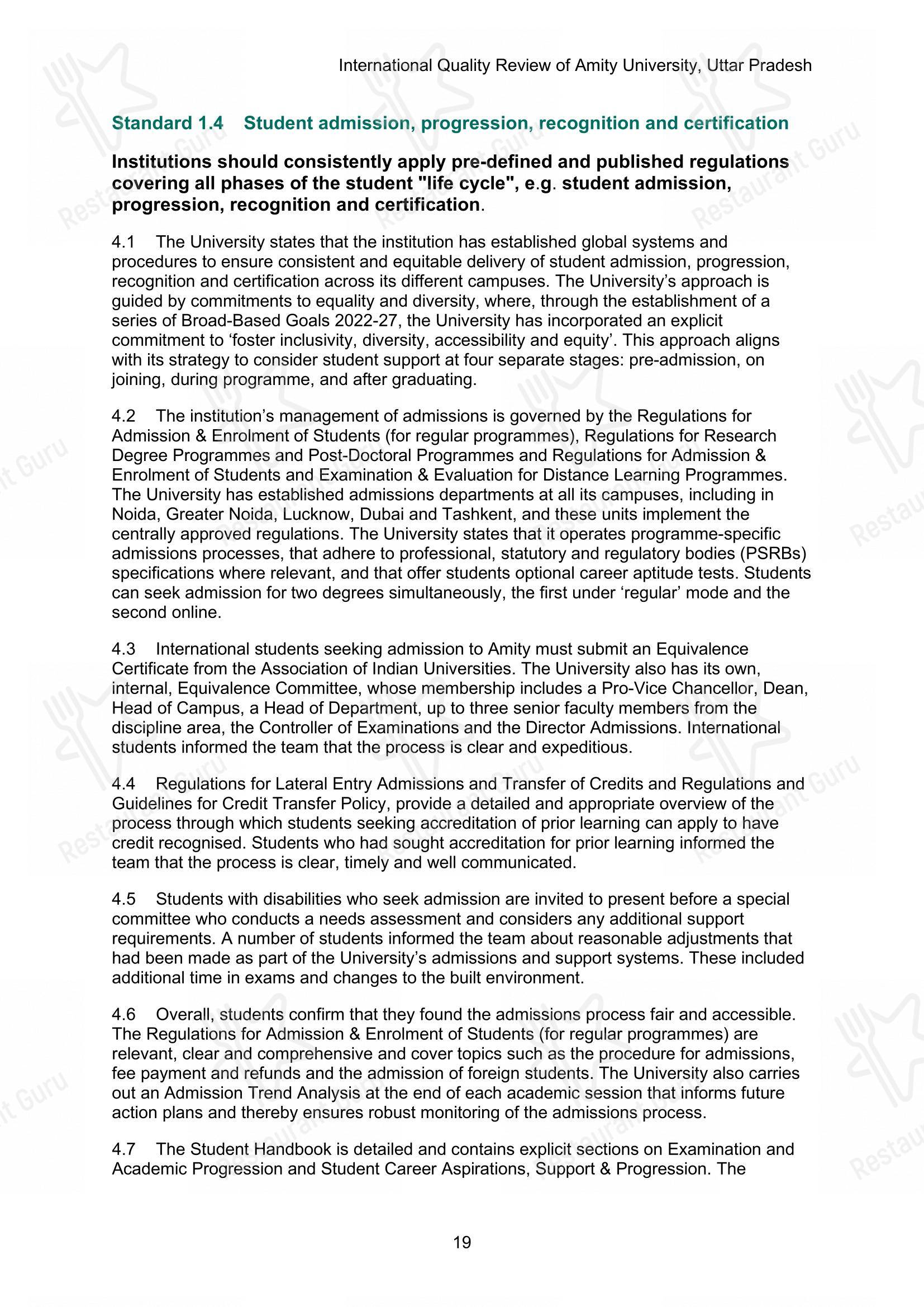 菜单 for Amity University Canteen in Kadampukur