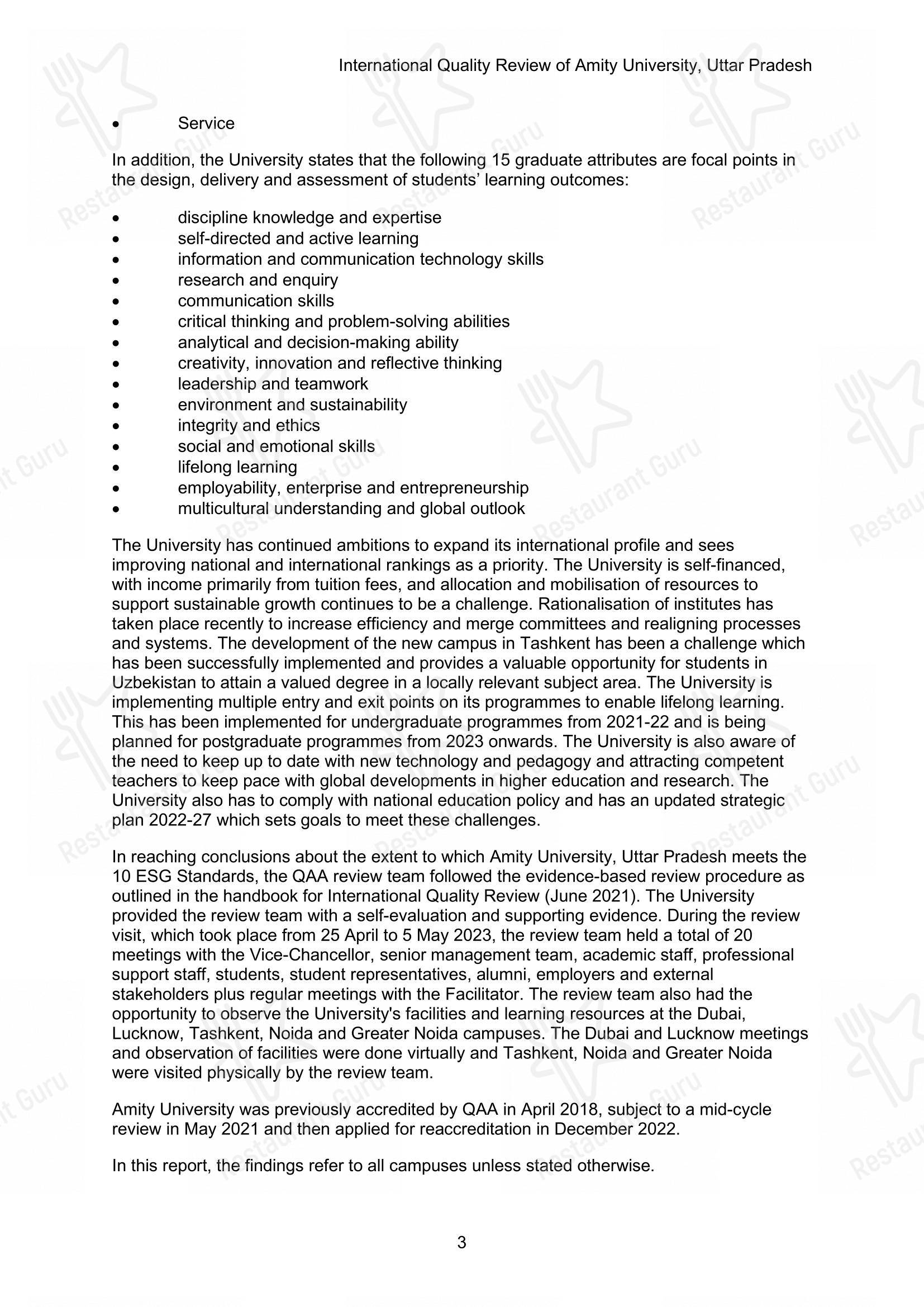 Amity University Canteen in Kadampukur - 菜单