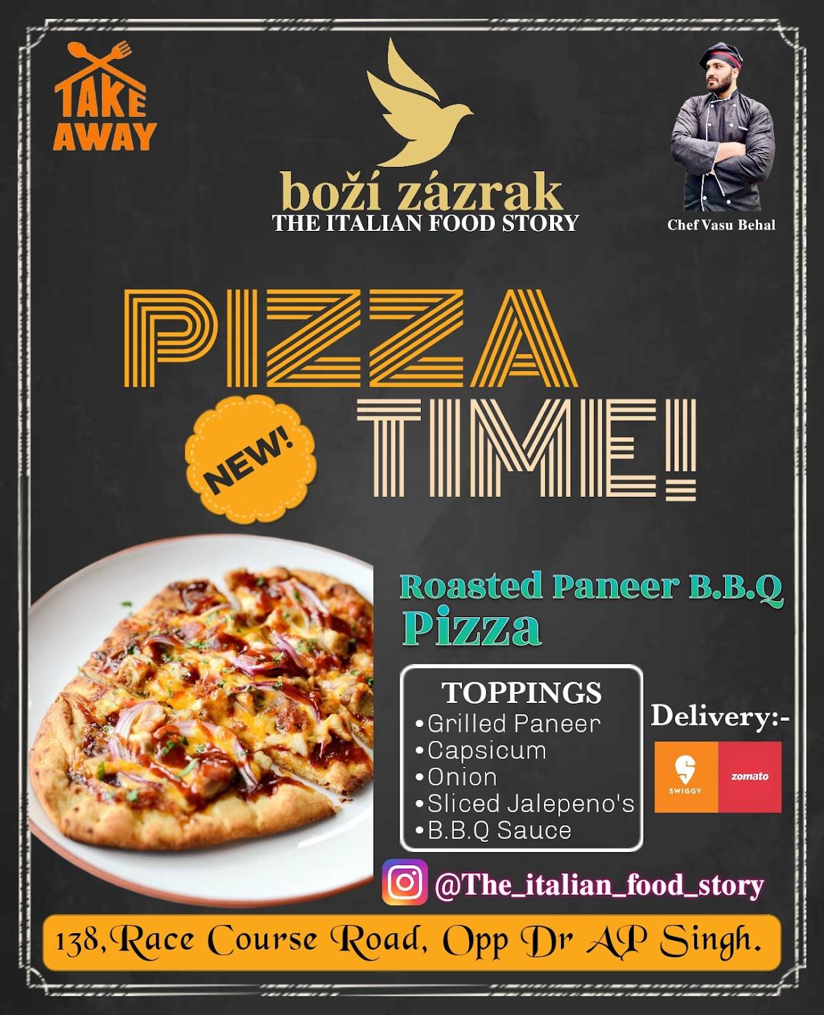 Bozi Zazrak menu