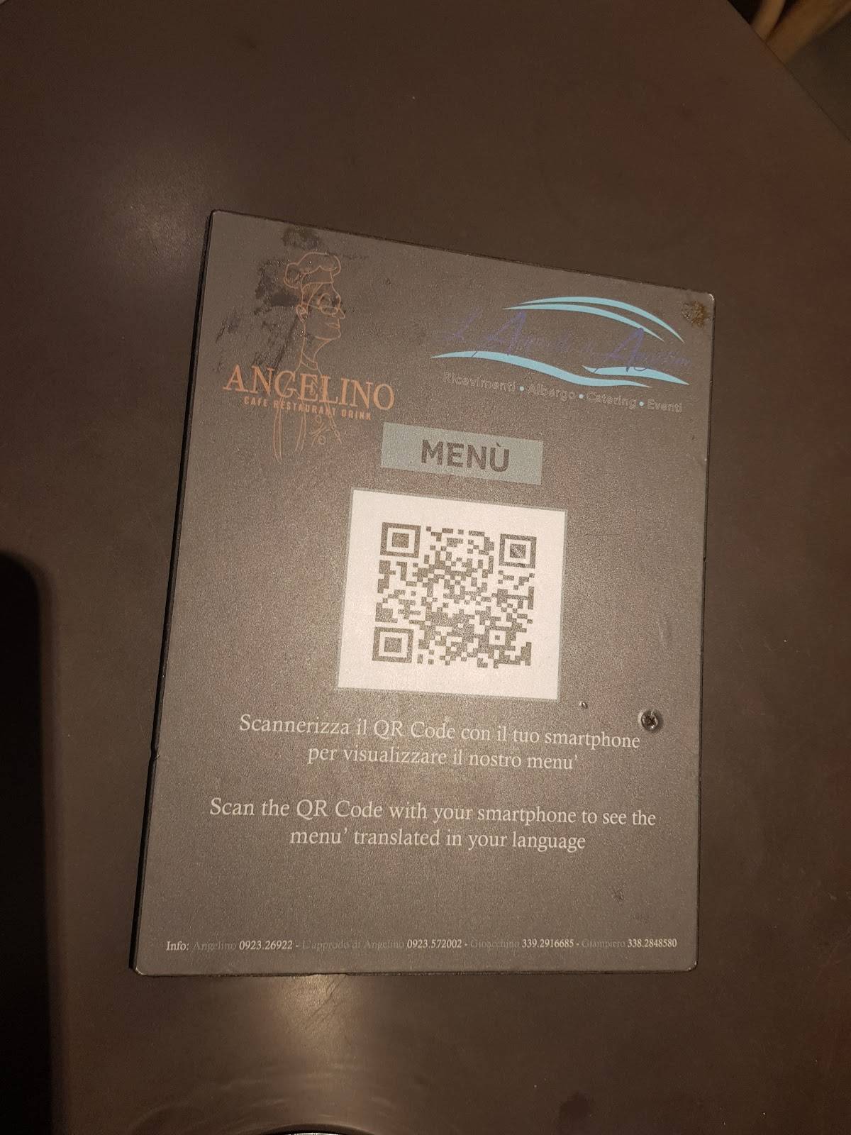 Menu di Angelino - Ristorante 