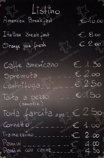 Menu di Antichi Sapori 