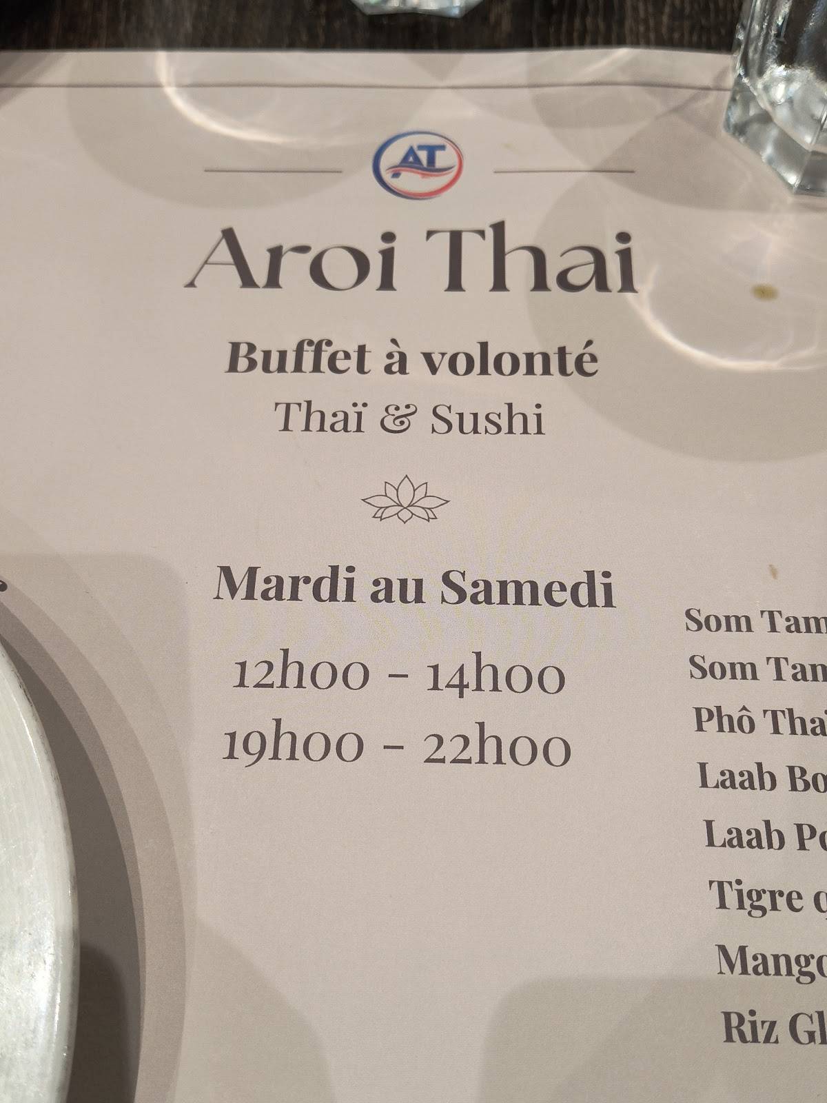 Menu de Ao House