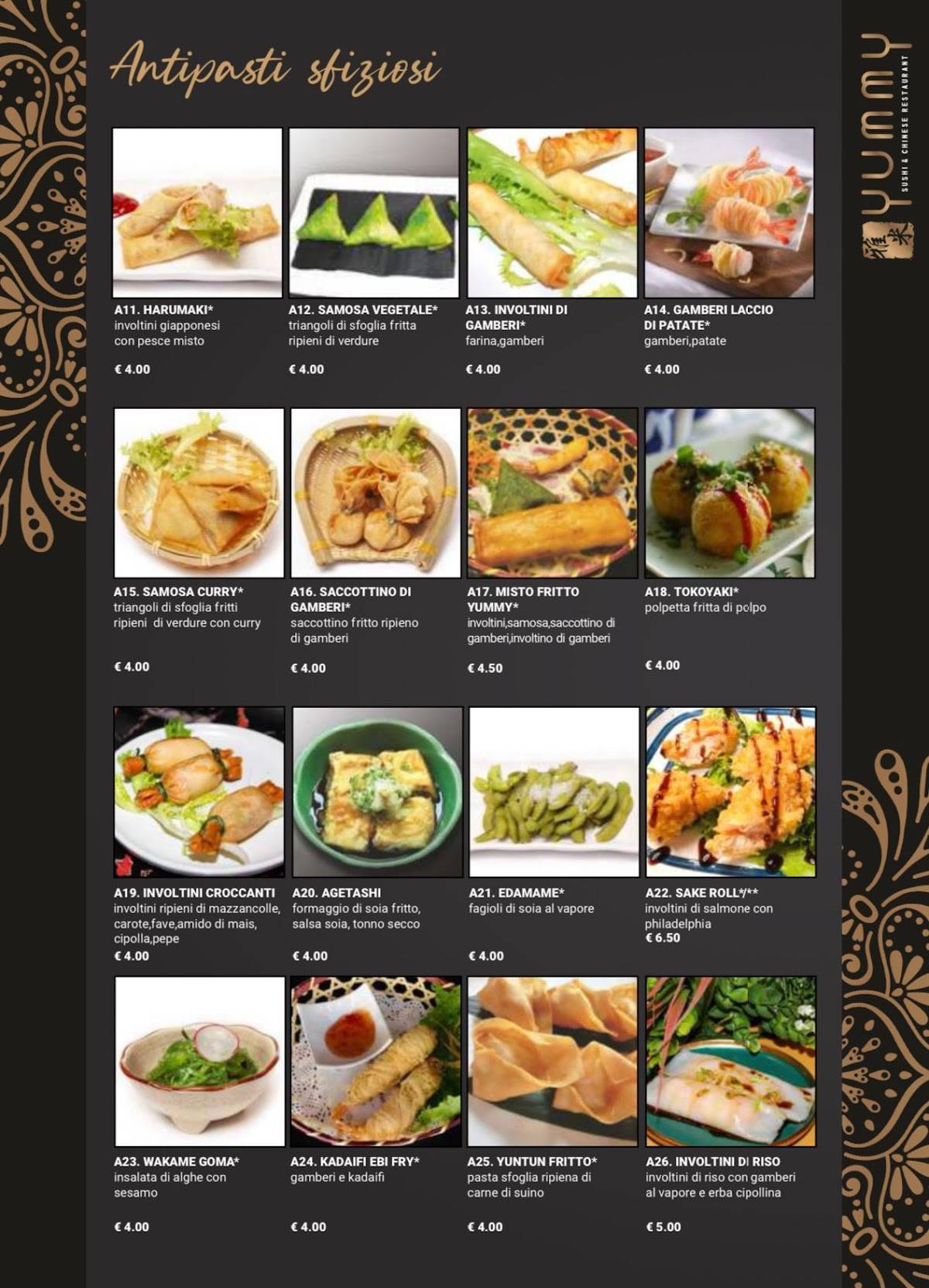 Menu di Yummy Ristorante 